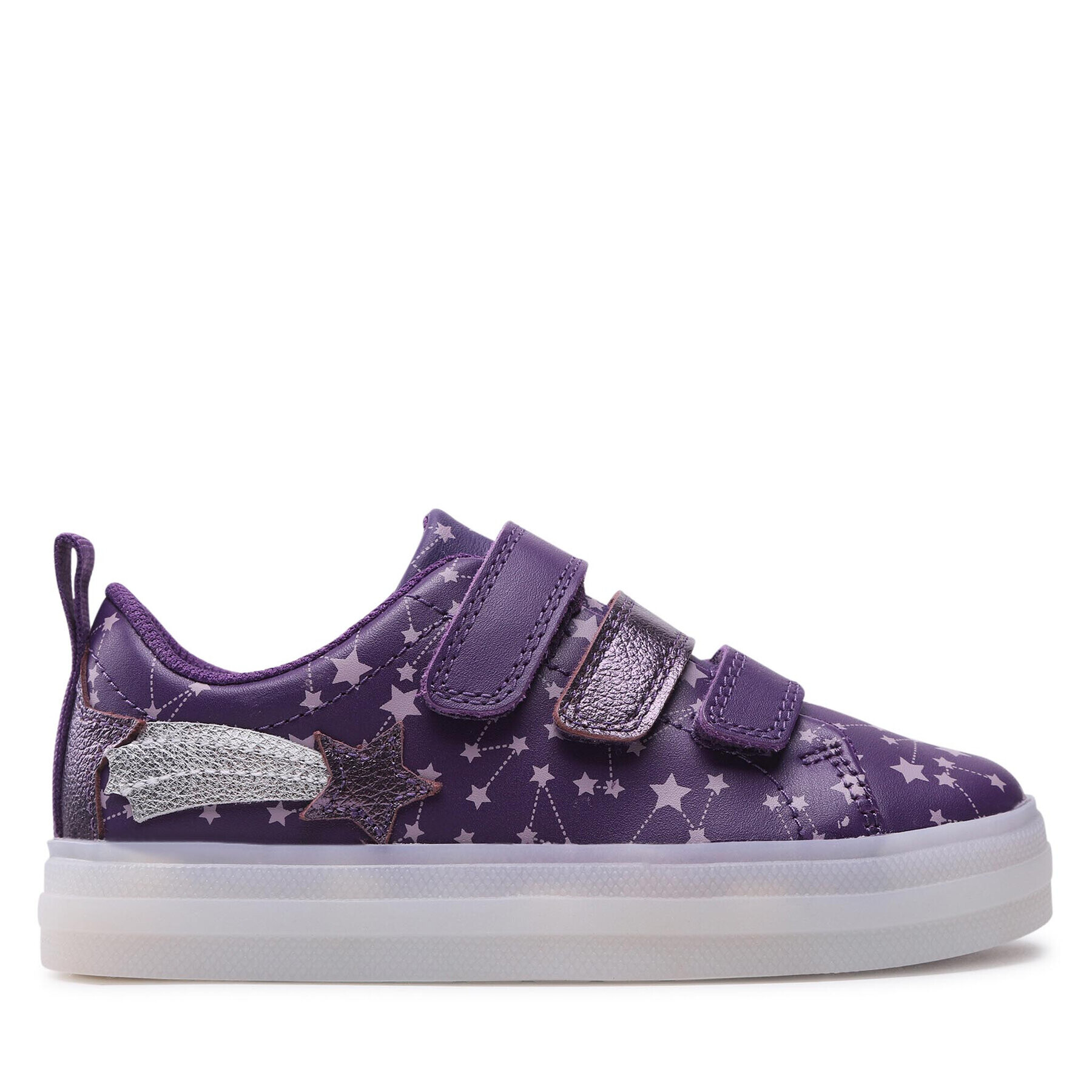 Clarks Сникърси Flare Fly K. 261648096 S Виолетов - Pepit.bg