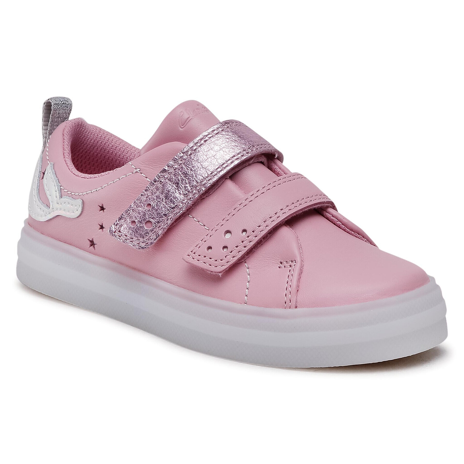 Clarks Сникърси FlareShelllo T 261580706 Розов - Pepit.bg