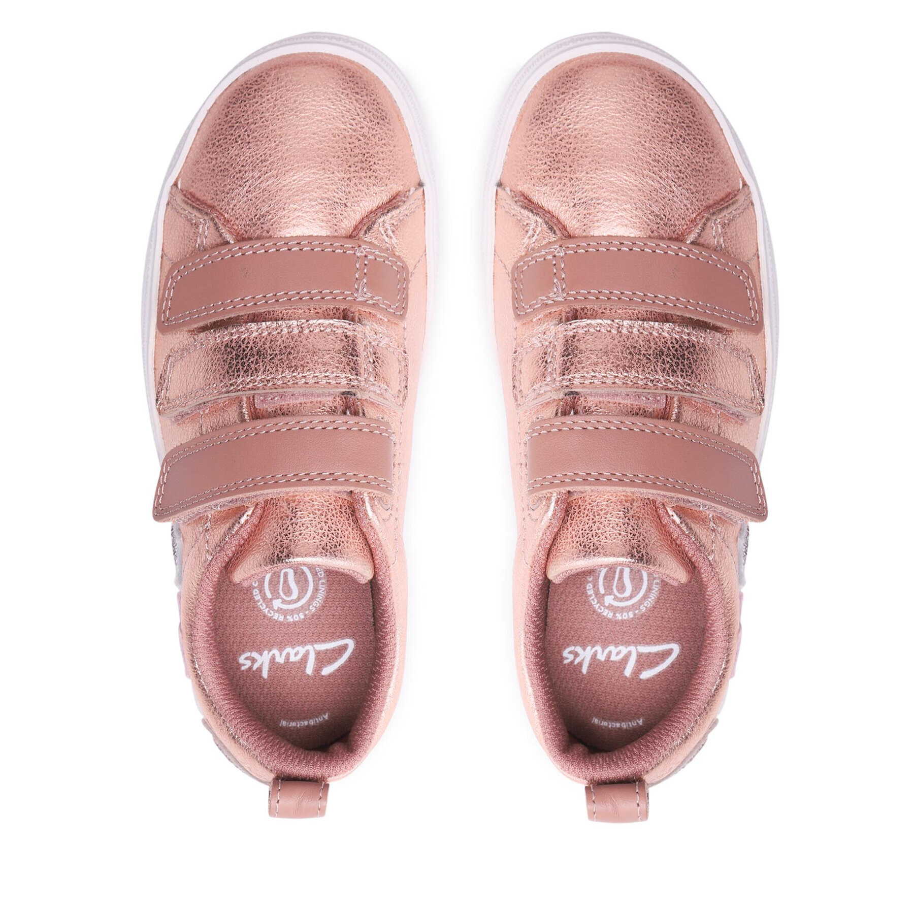 Clarks Сникърси Nova Early K. 261648476 S Розов - Pepit.bg