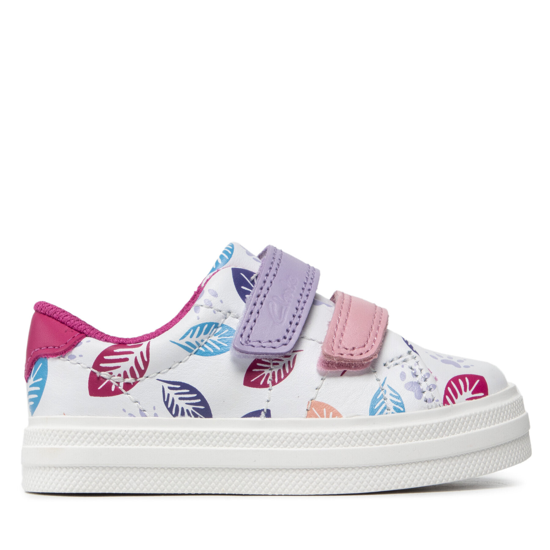 Clarks Сникърси Nova Early T 261623406 Бял - Pepit.bg