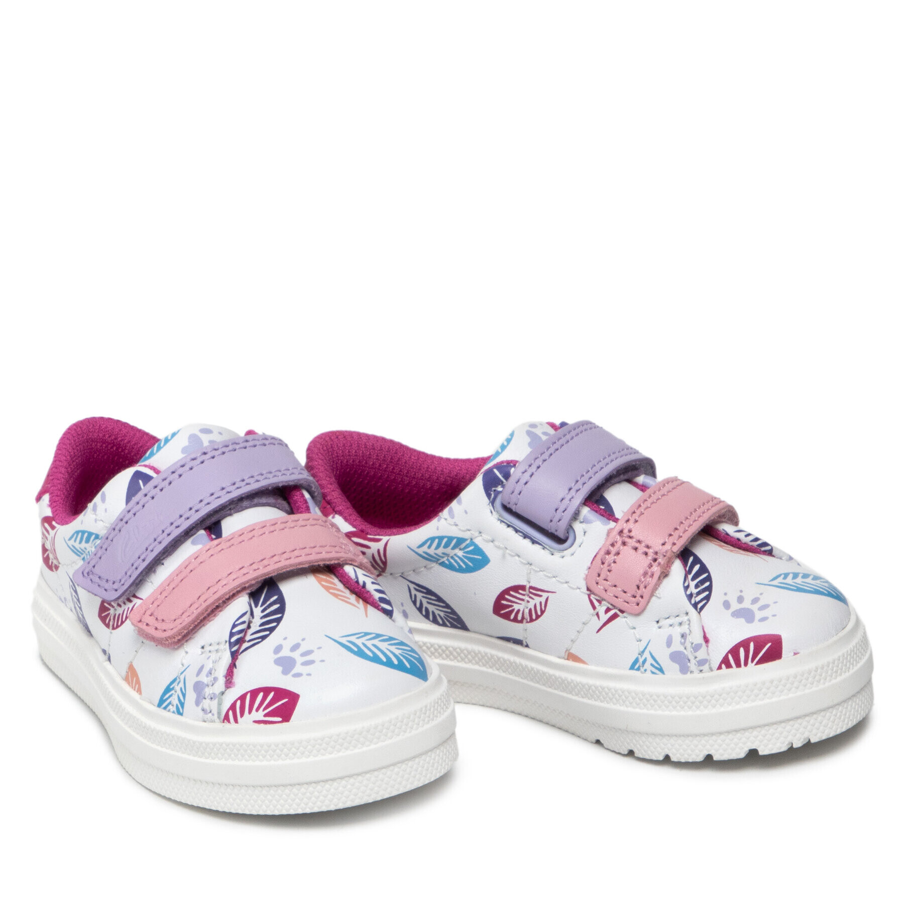 Clarks Сникърси Nova Early T 261623406 Бял - Pepit.bg