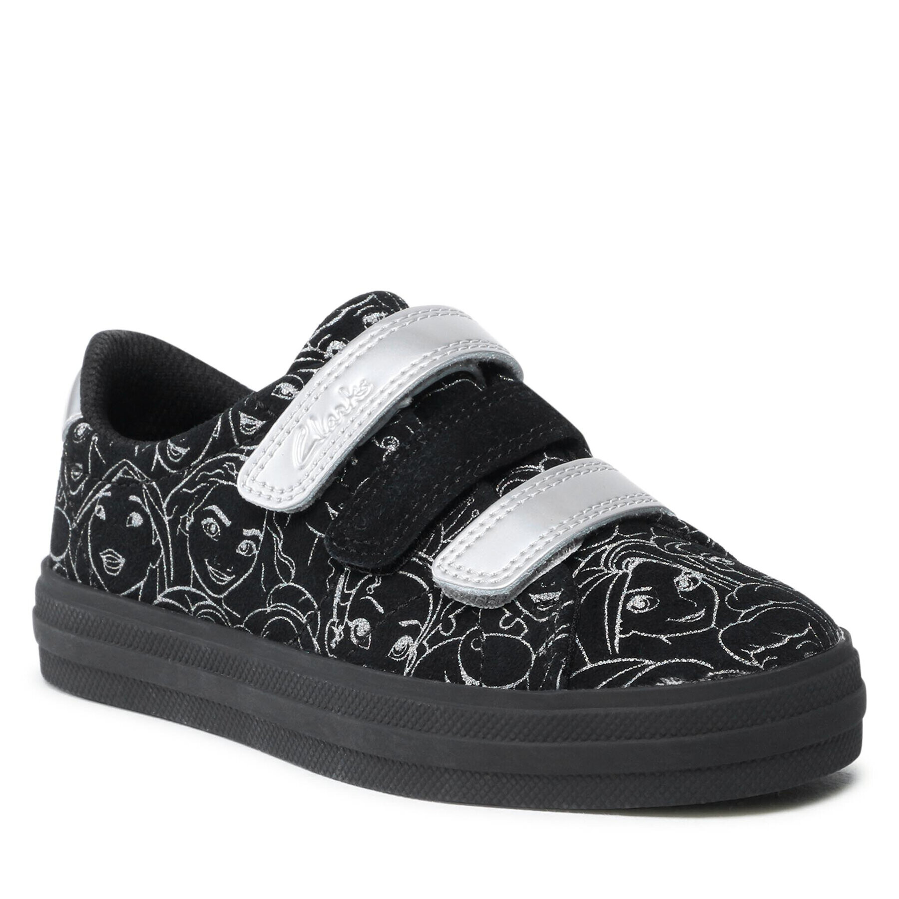 Clarks Сникърси Nova Tale K 261622136 Черен - Pepit.bg