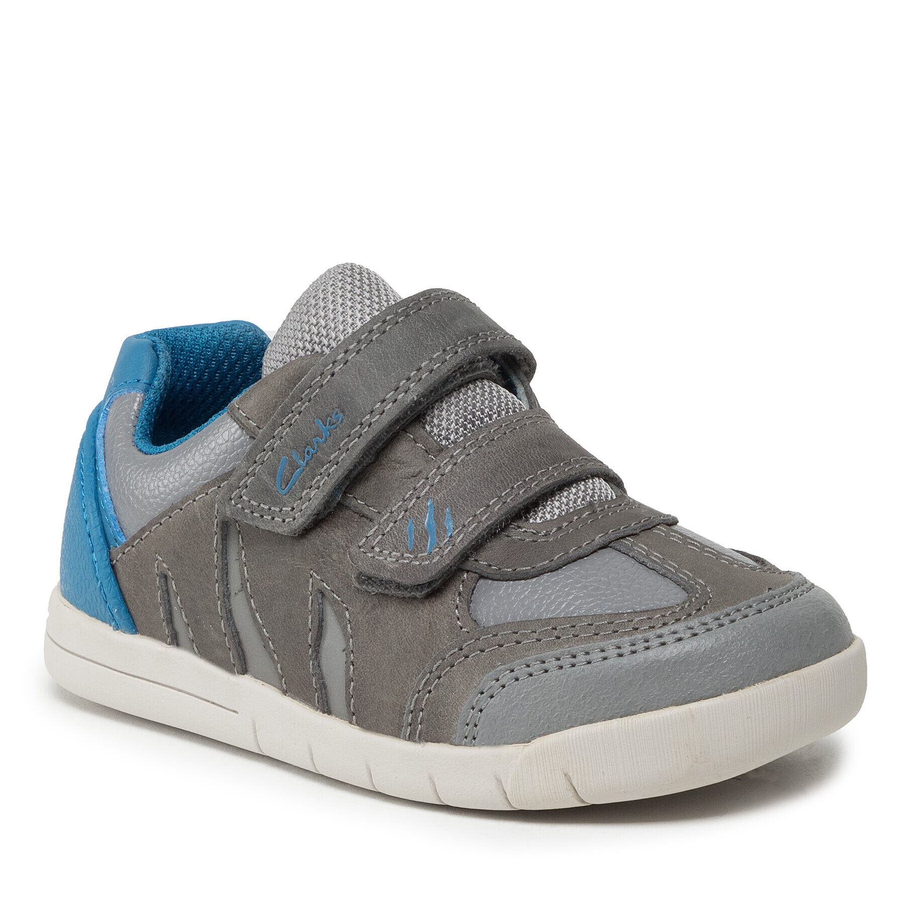 Clarks Сникърси Rex Play K 261648006 Сив - Pepit.bg