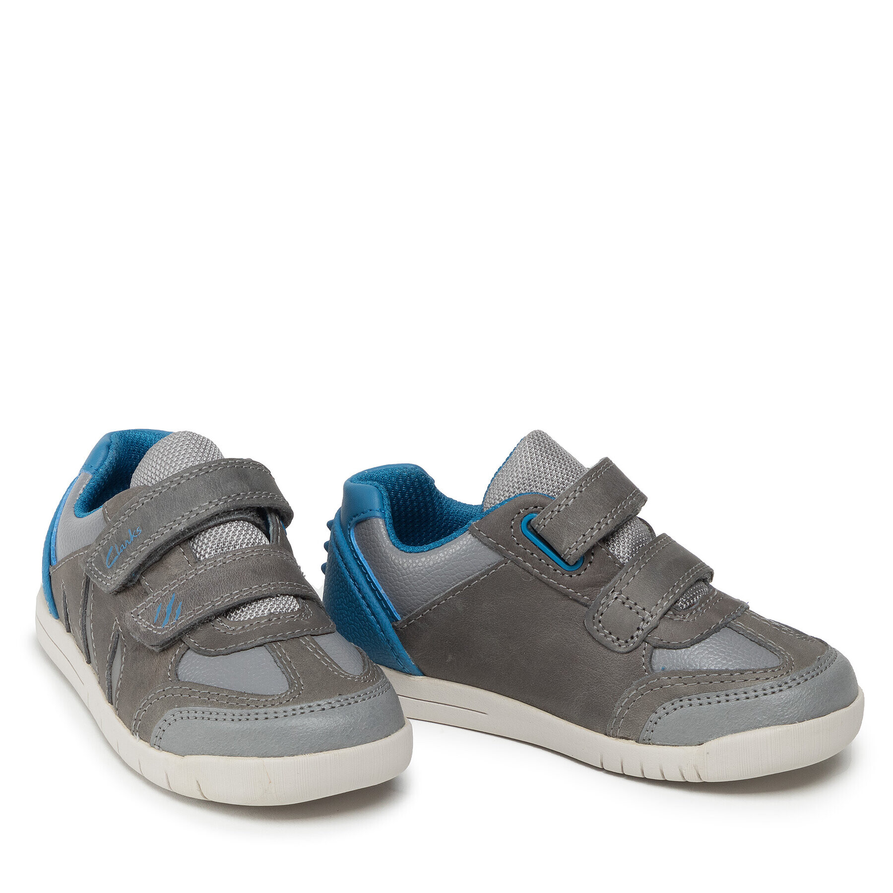 Clarks Сникърси Rex Play K 261648006 Сив - Pepit.bg