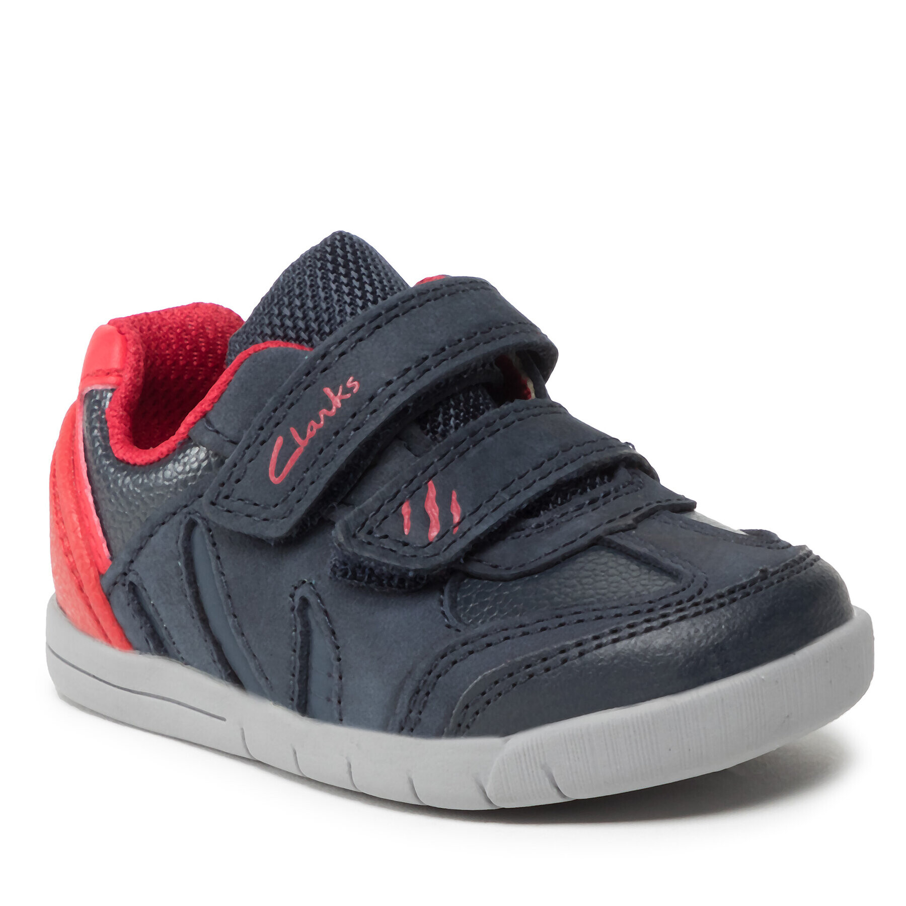 Clarks Сникърси Rex Play T 261614406 Тъмносин - Pepit.bg