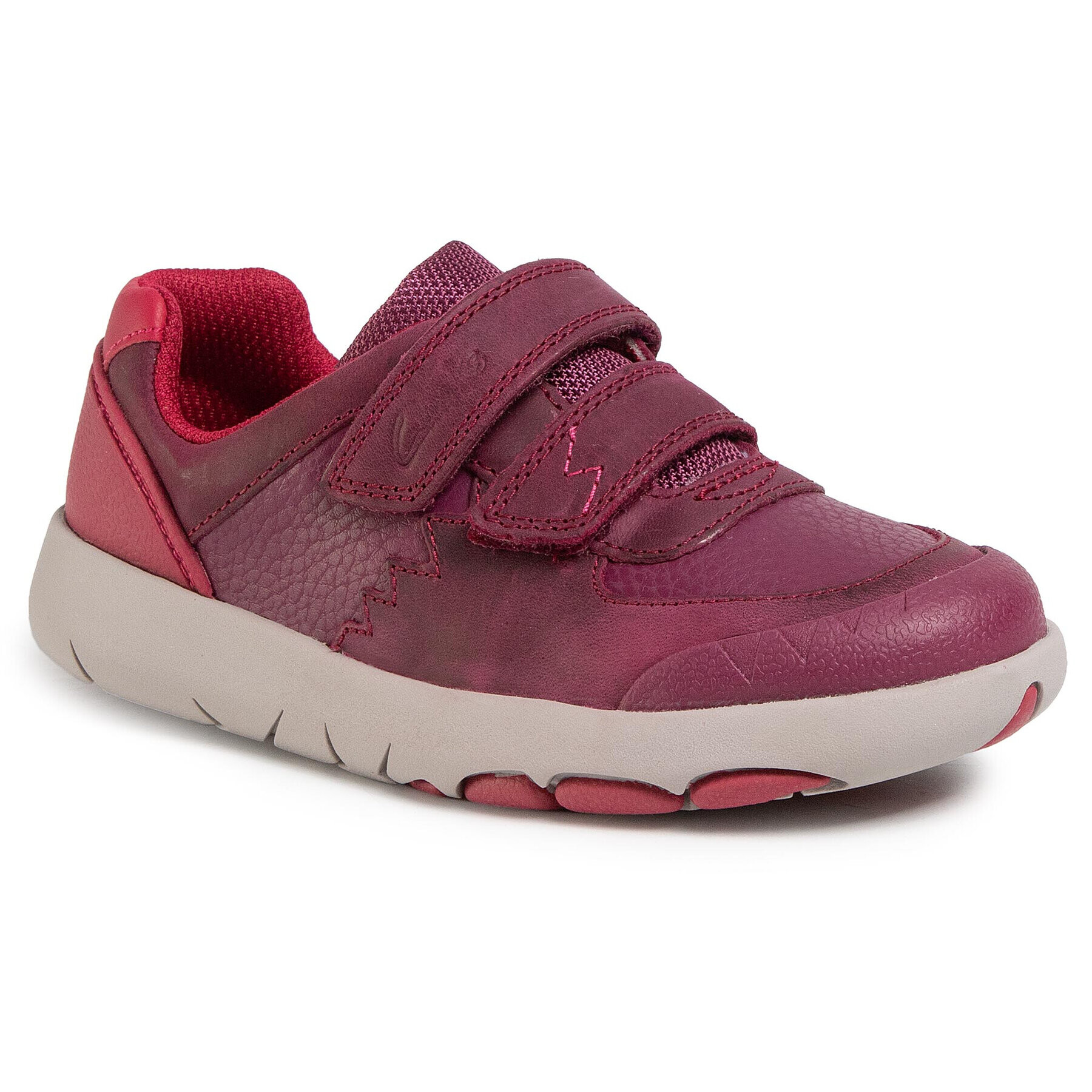 Clarks Сникърси Rex Quest K 261491307 Бордо - Pepit.bg