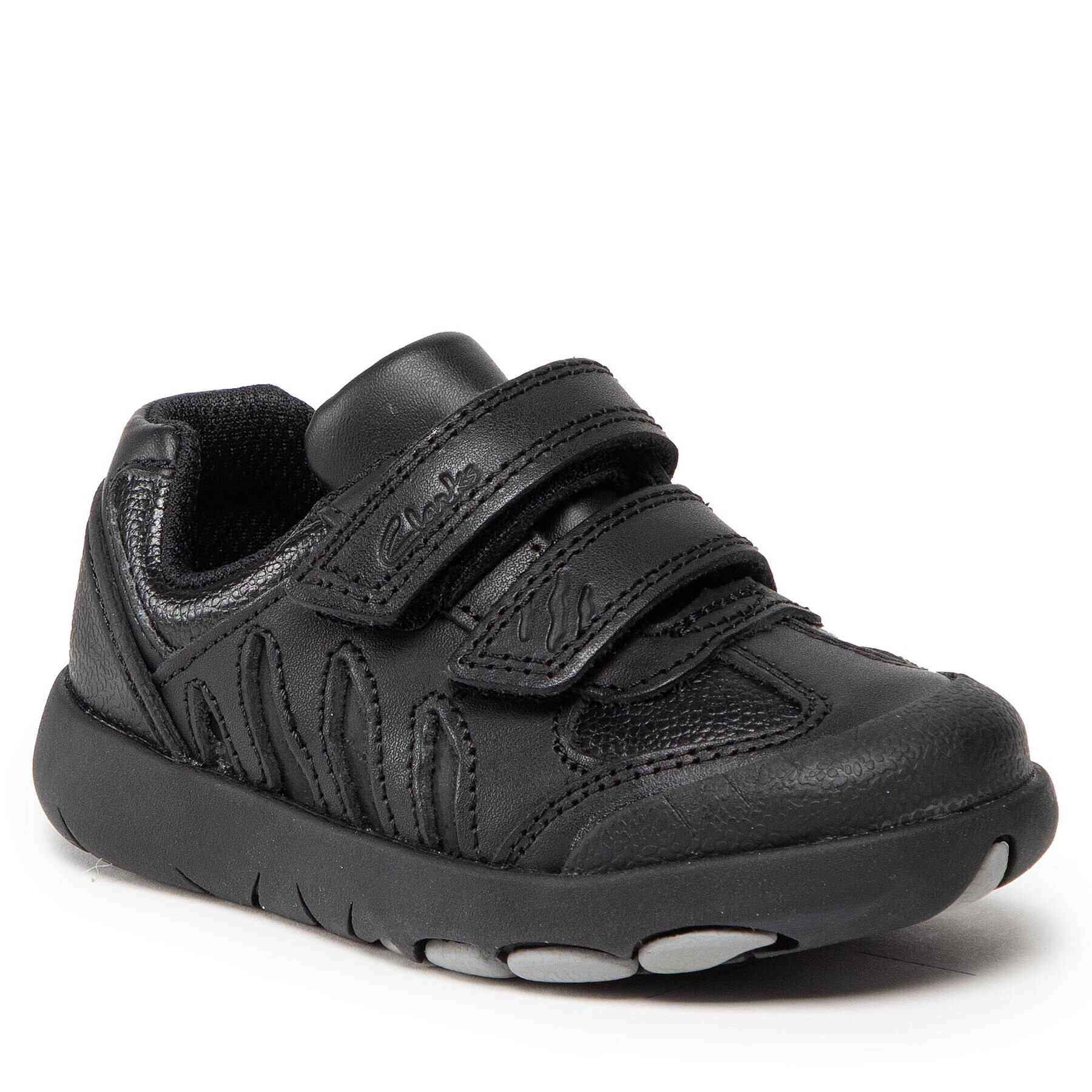 Clarks Сникърси Rex Stride T 261614396 Черен - Pepit.bg