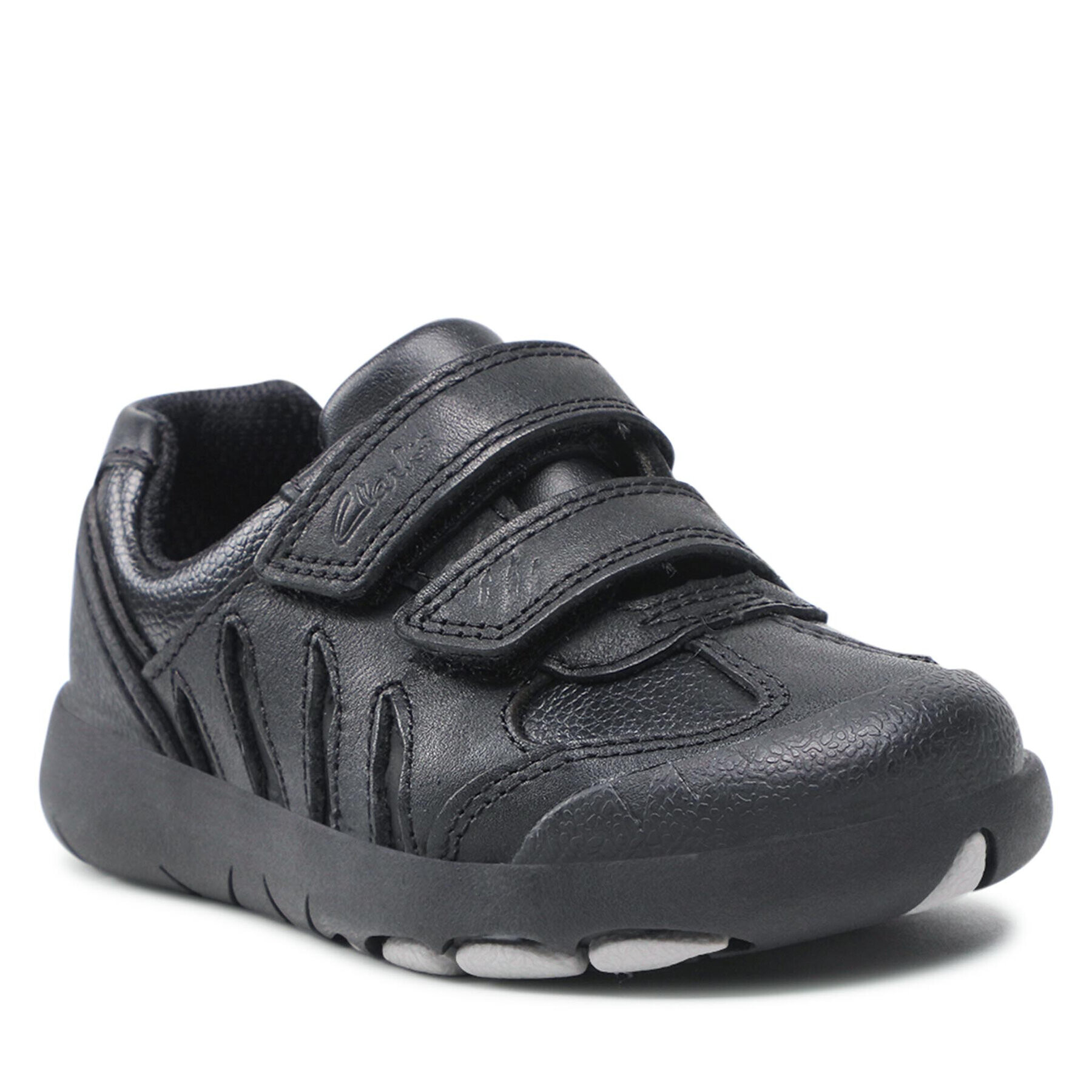 Clarks Сникърси Rex Stride T 261614397 Черен - Pepit.bg