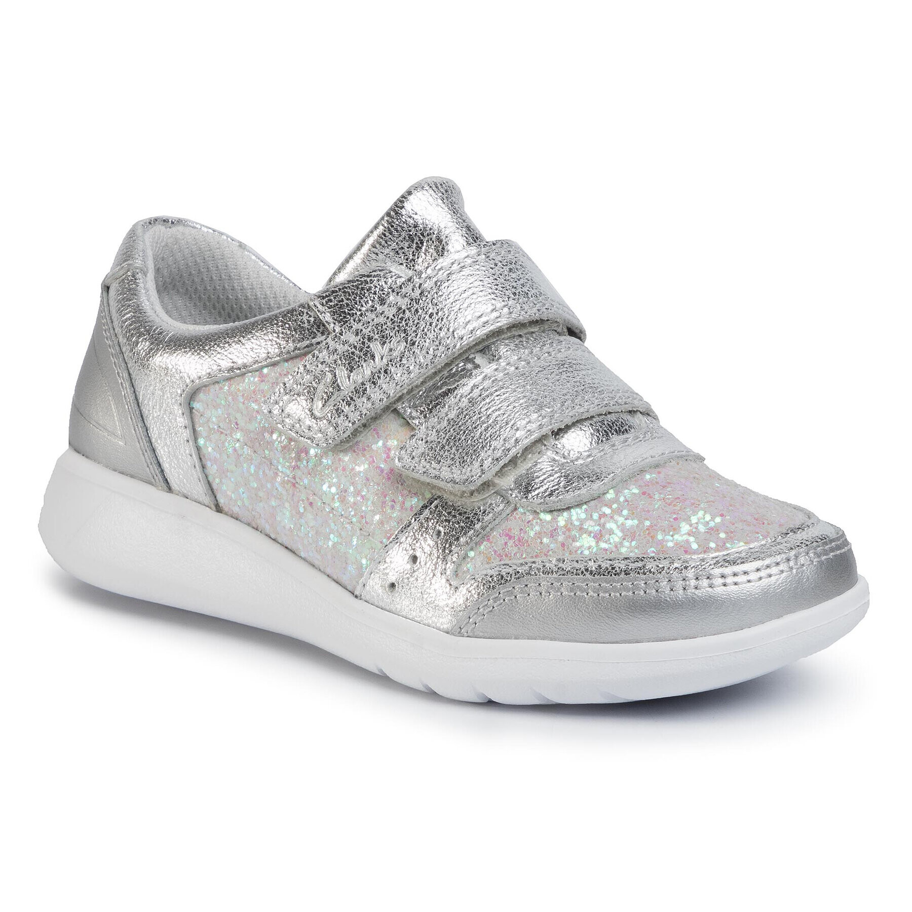 Clarks Сникърси Scape Spirit K 261491376 Сребрист - Pepit.bg