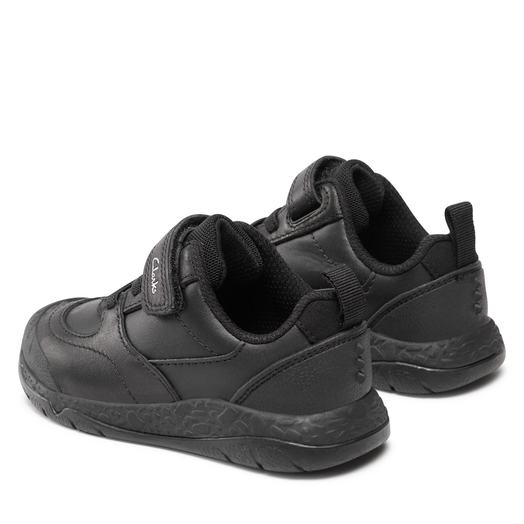 Clarks Сникърси Steggy Stride K 261751406 Черен - Pepit.bg