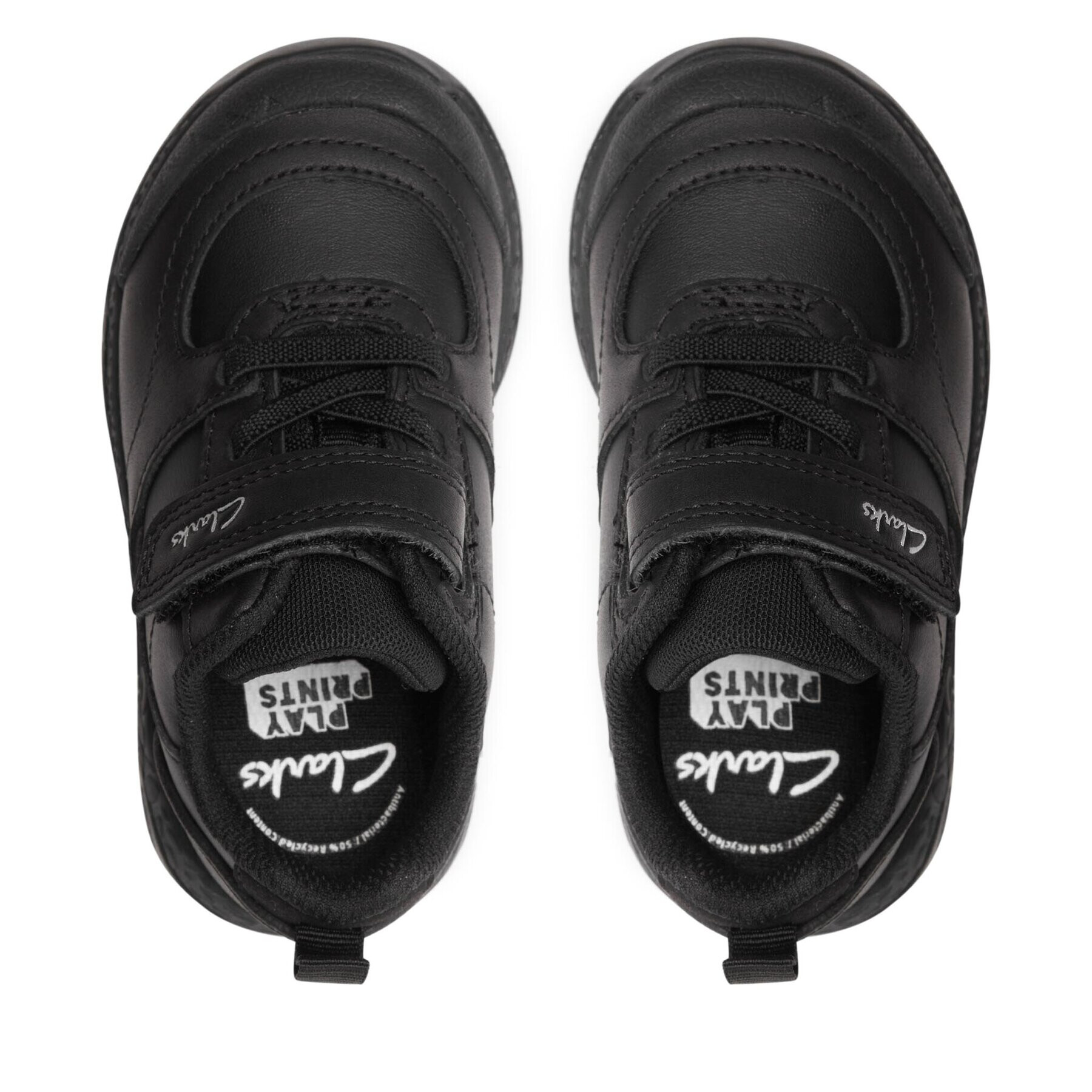 Clarks Сникърси Steggy Stride K 261751406 Черен - Pepit.bg