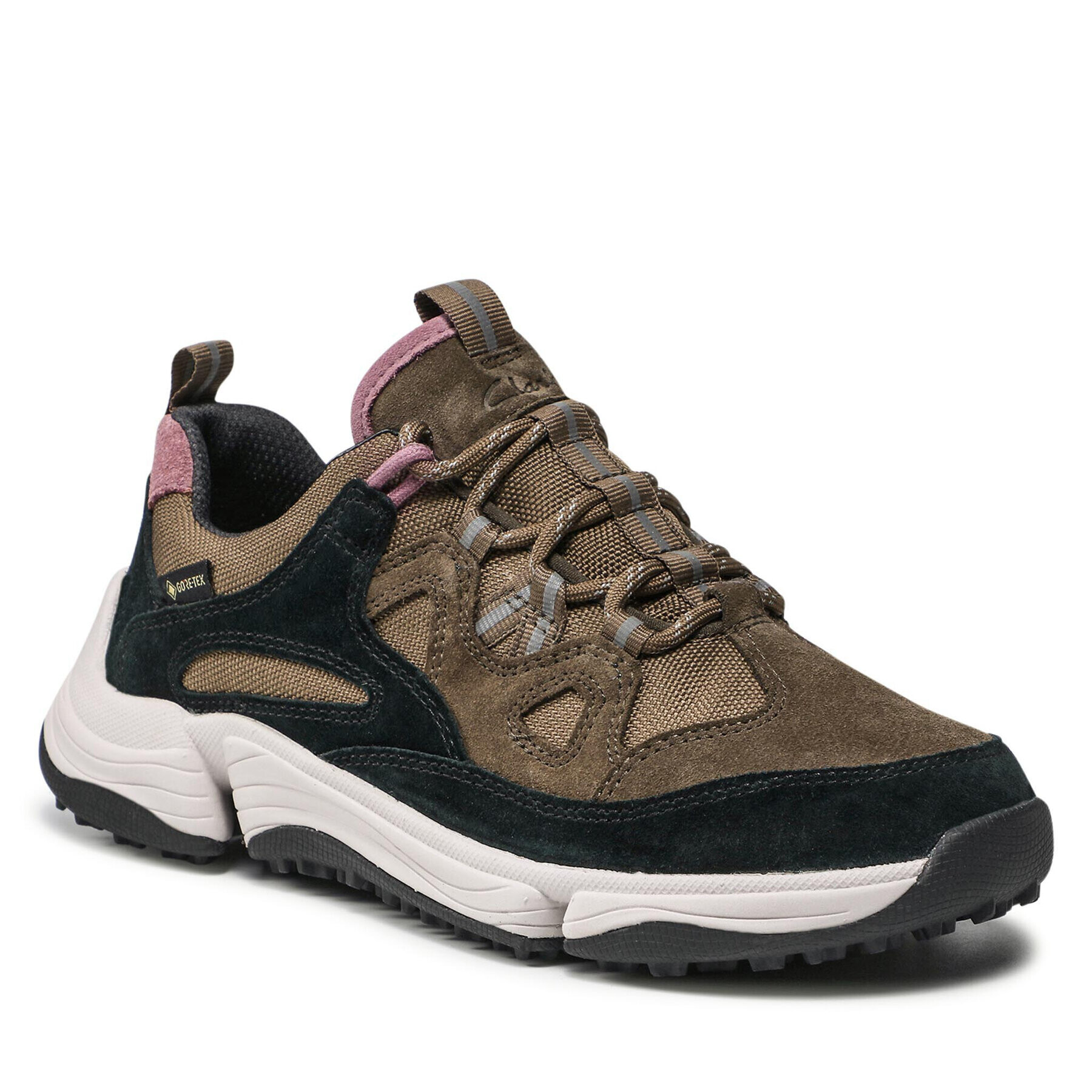 Clarks Сникърси Tri Path Sprt Gtx GORE-TEX 261610284 Зелен - Pepit.bg