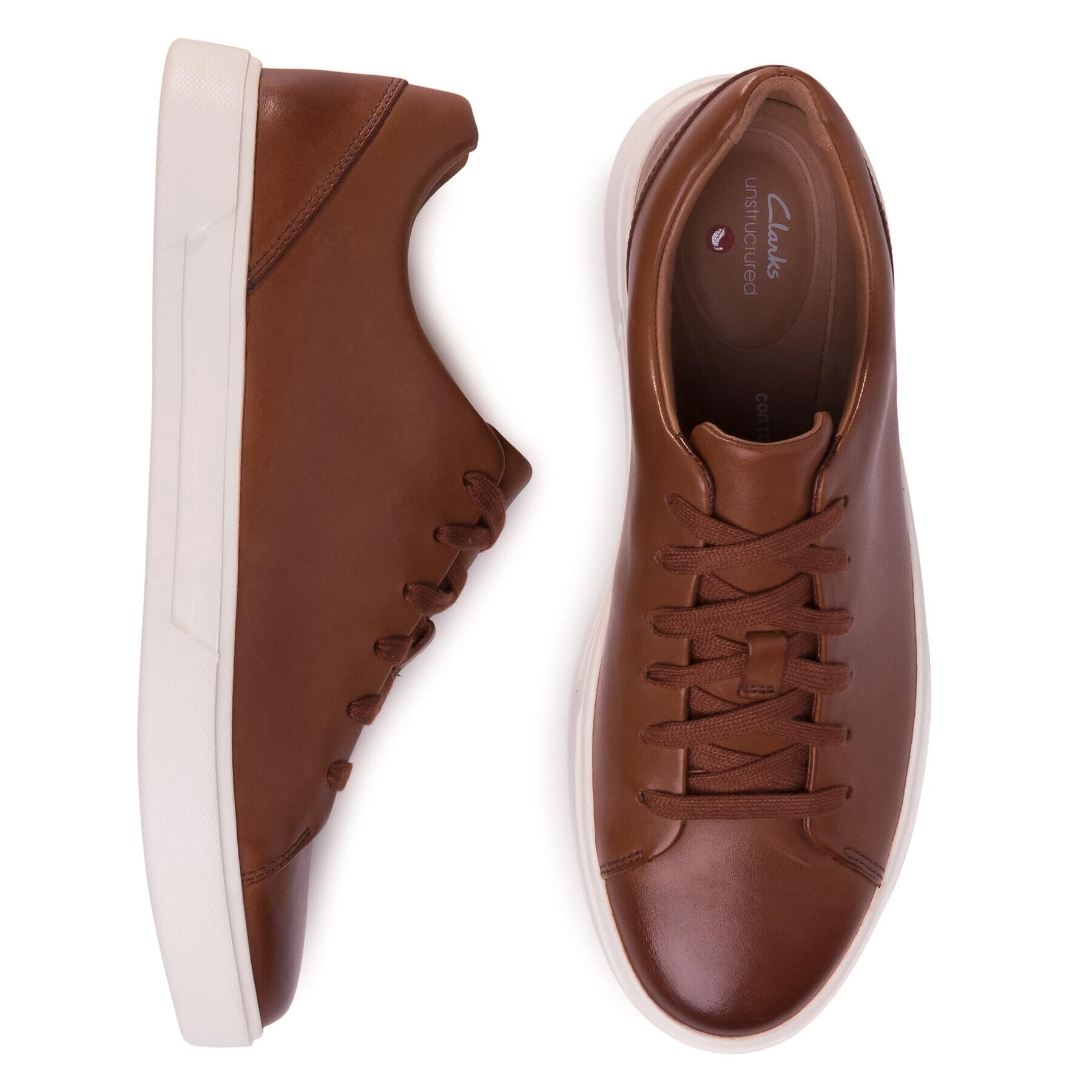 Clarks Сникърси Un Costa Lace 261486907 Кафяв - Pepit.bg