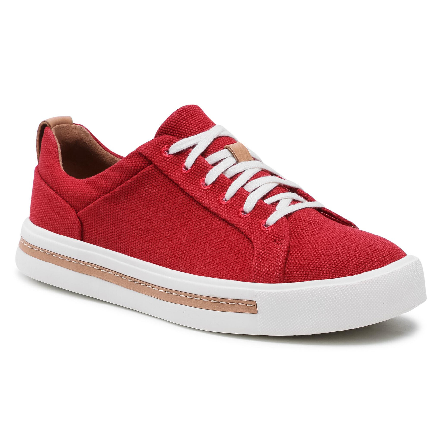 Clarks Сникърси Un Maui Lace 261568954 Червен - Pepit.bg