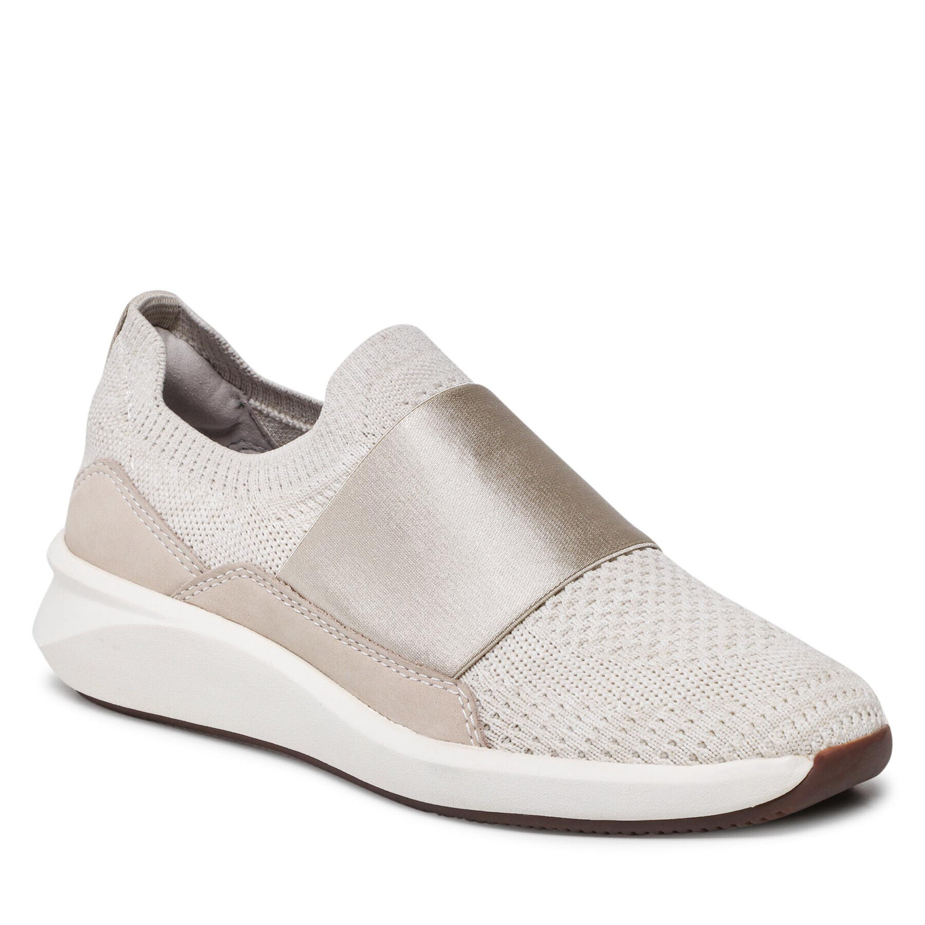 Clarks Сникърси Un Rio Knit 261655194 Бежов - Pepit.bg