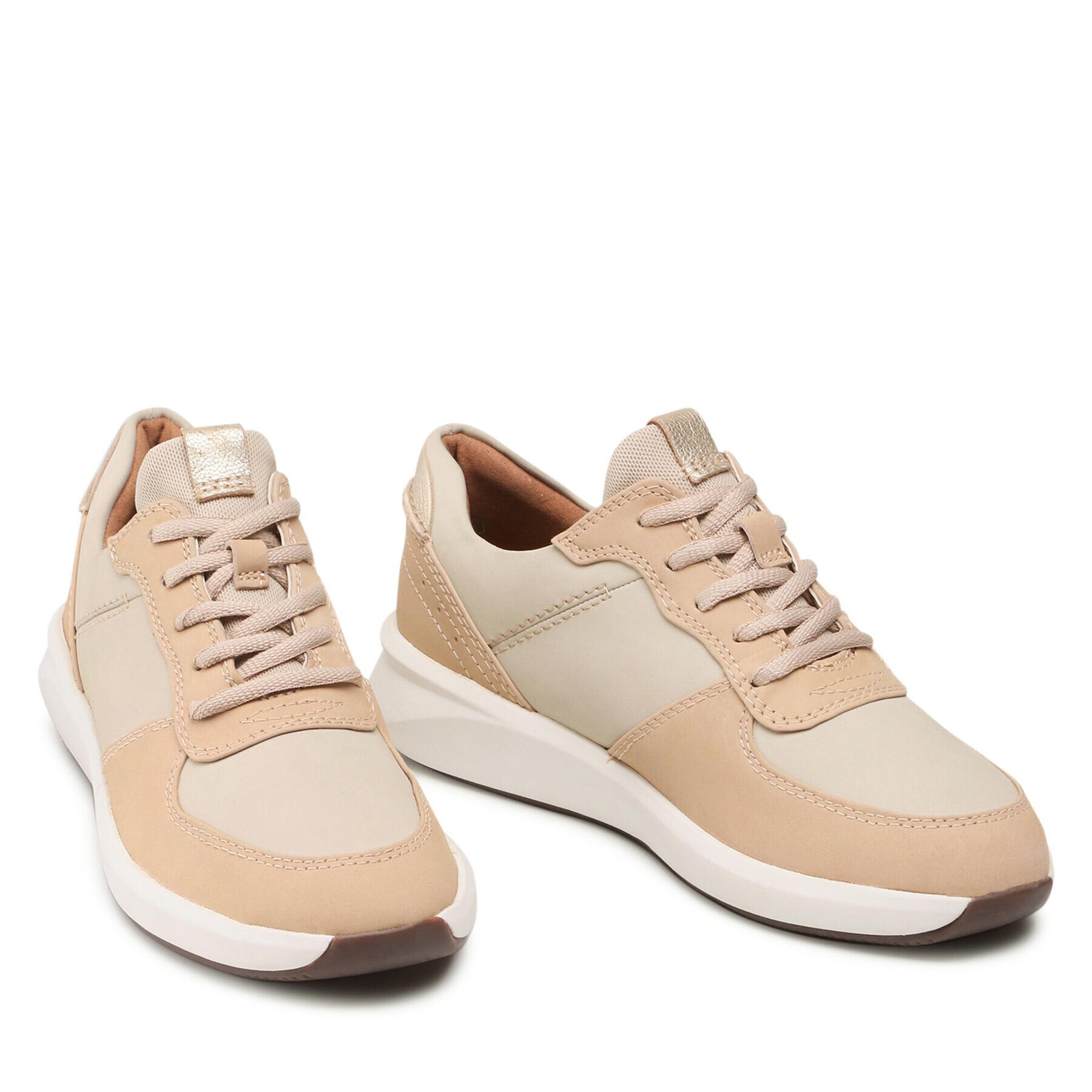 Clarks Сникърси Un Rio Sprint 261643254 Бежов - Pepit.bg