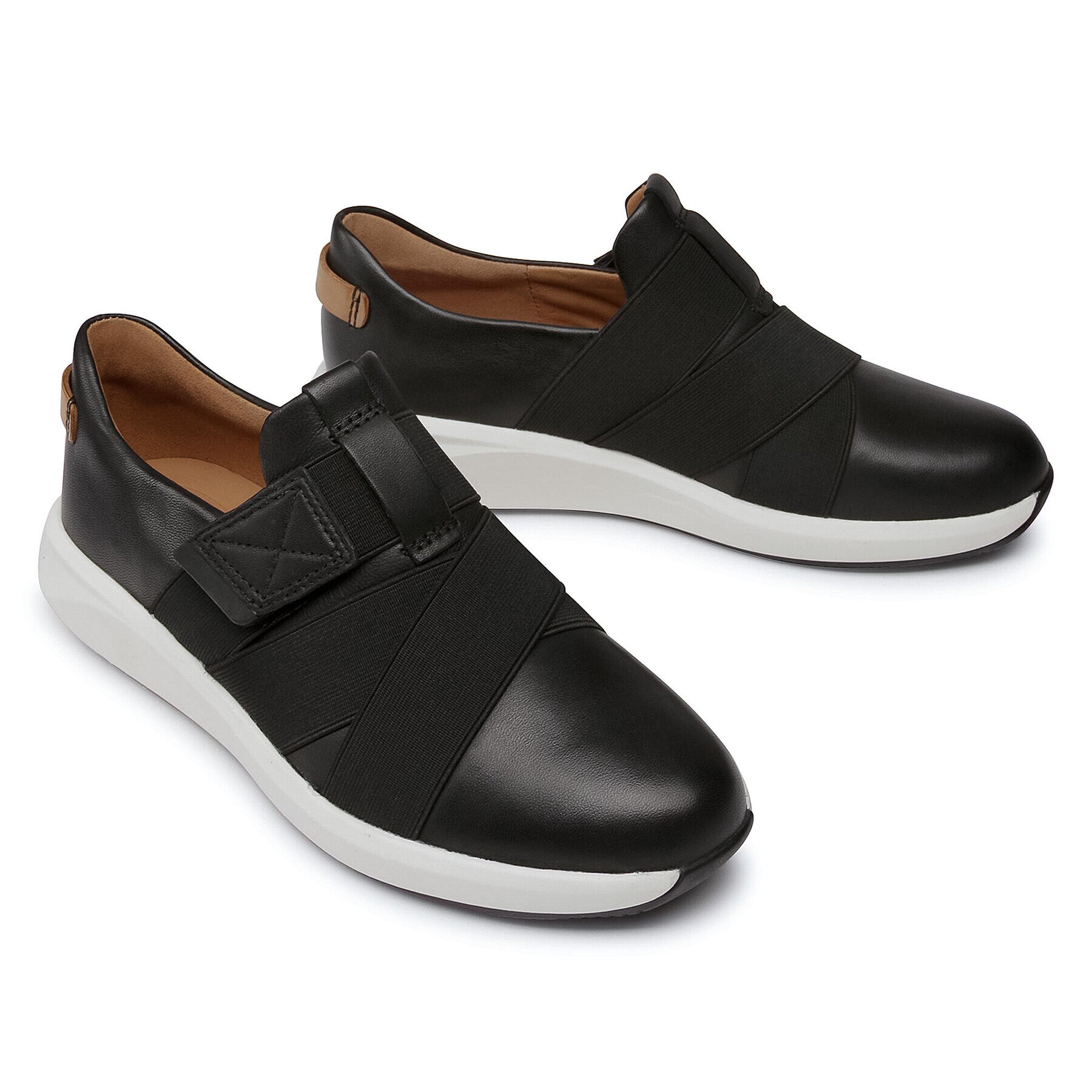 Clarks Сникърси Un Rio Strap 261456144 Черен - Pepit.bg