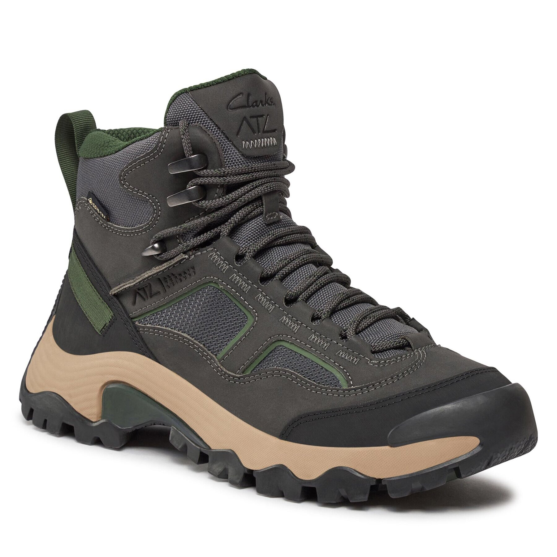 Clarks Туристически oбувки Atl Hikehi Gtx GORE-TEX 261736717 Сив - Pepit.bg