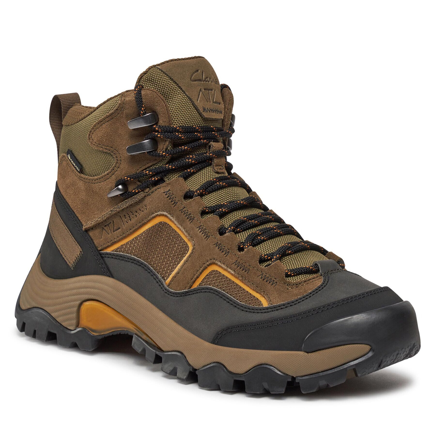 Clarks Туристически oбувки Atl Hikehi Gtx GORE-TEX 261736727 Каки - Pepit.bg