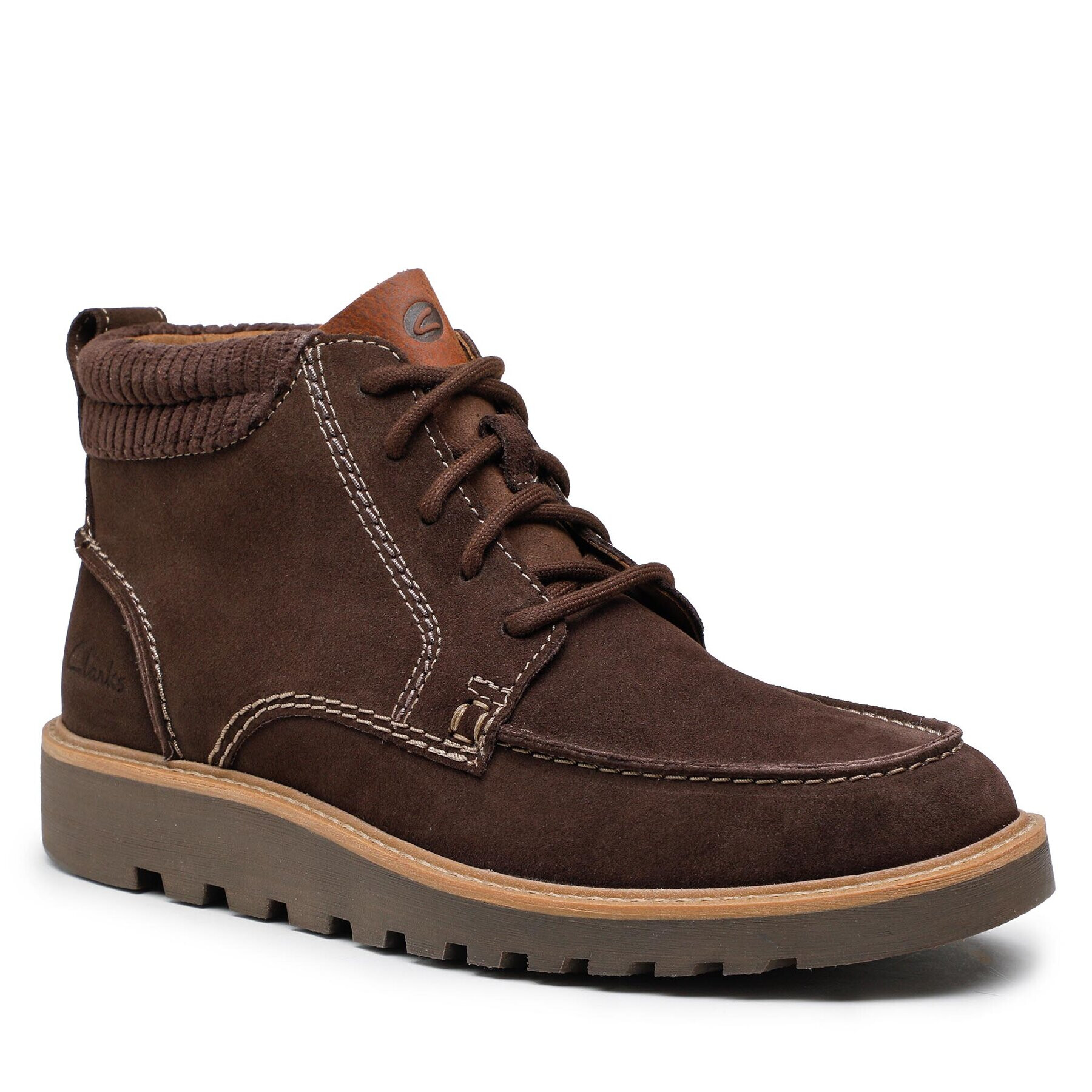 Clarks Зимни обувки Barnes Mid 261675657 Кафяв - Pepit.bg