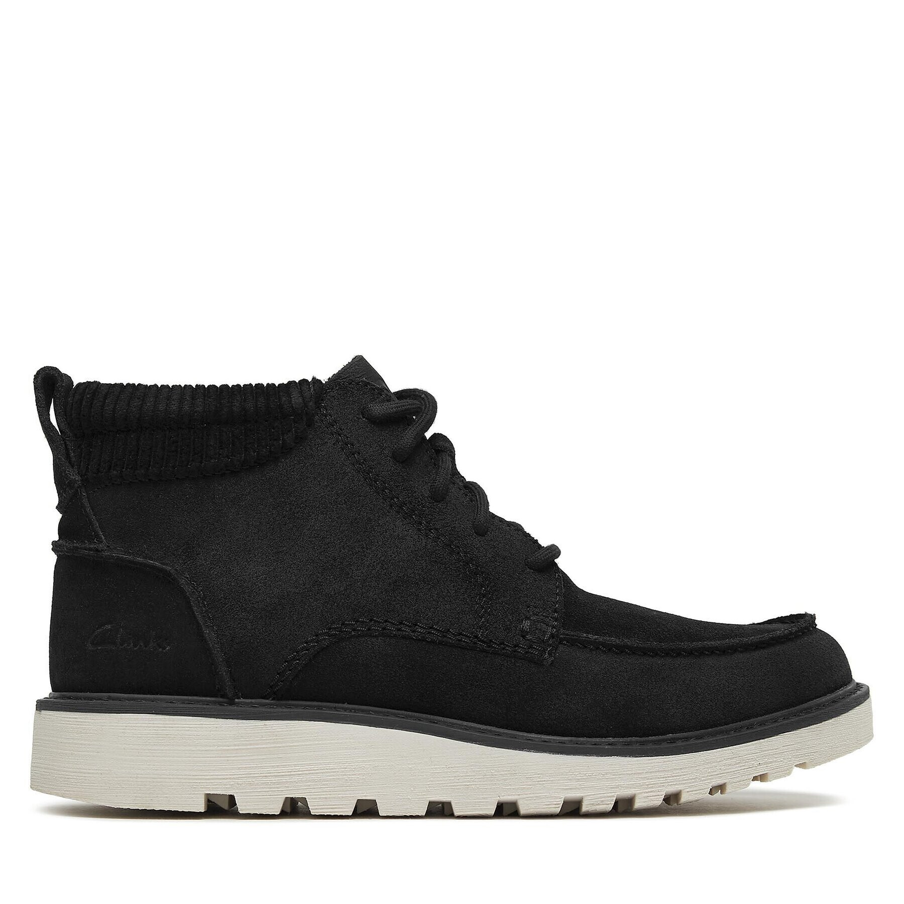Clarks Зимни обувки Barnes Mid 261741287 Черен - Pepit.bg