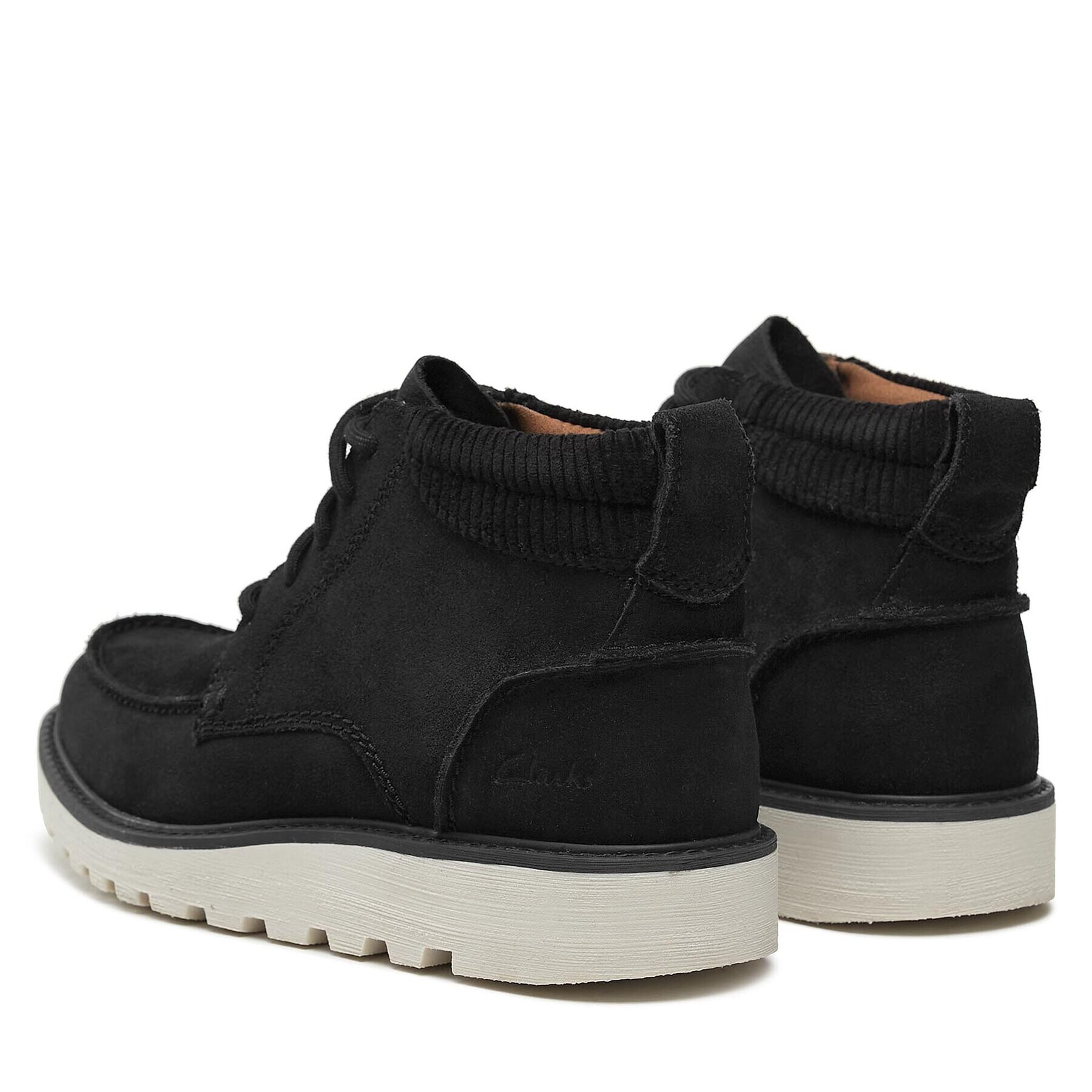 Clarks Зимни обувки Barnes Mid 261741287 Черен - Pepit.bg