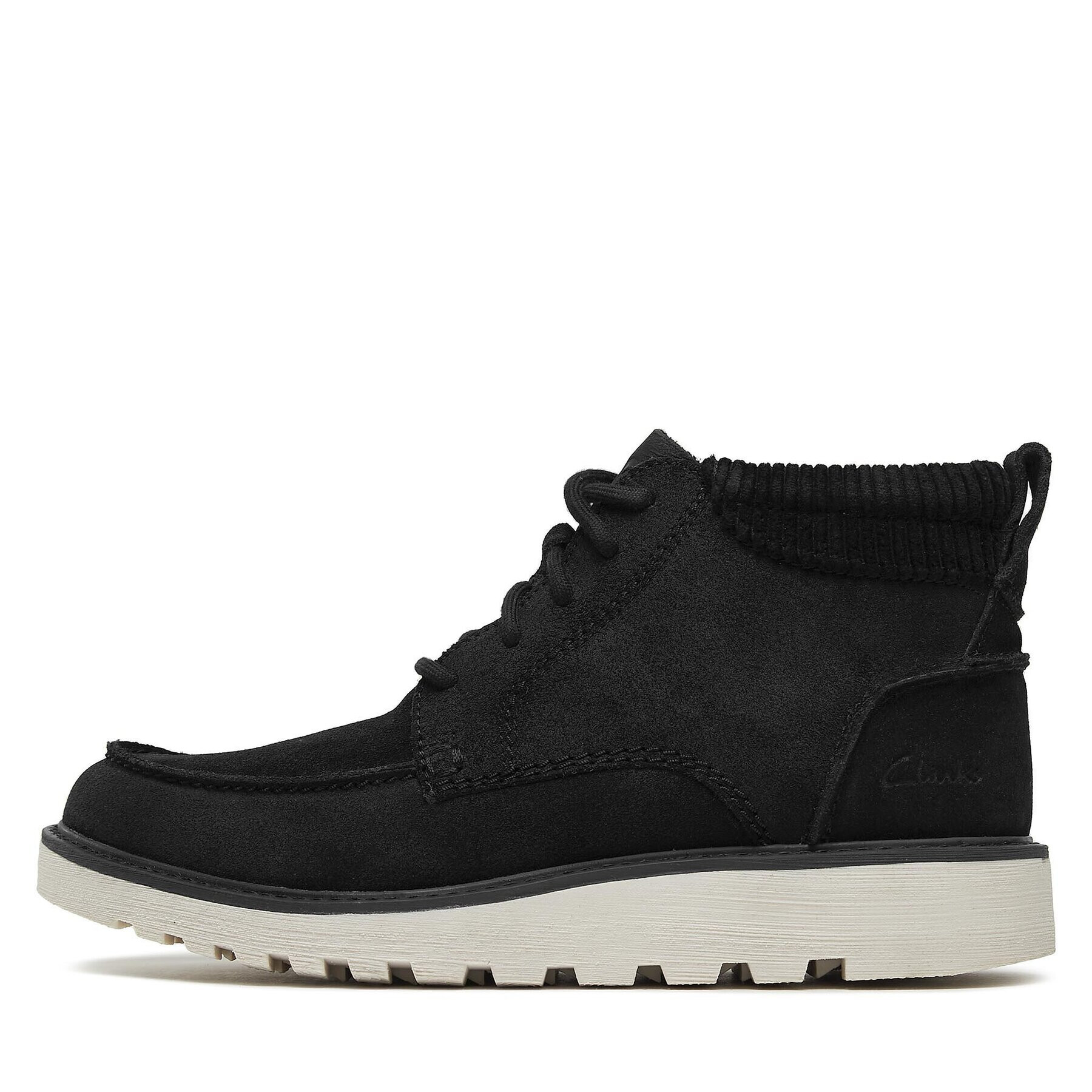 Clarks Зимни обувки Barnes Mid 261741287 Черен - Pepit.bg