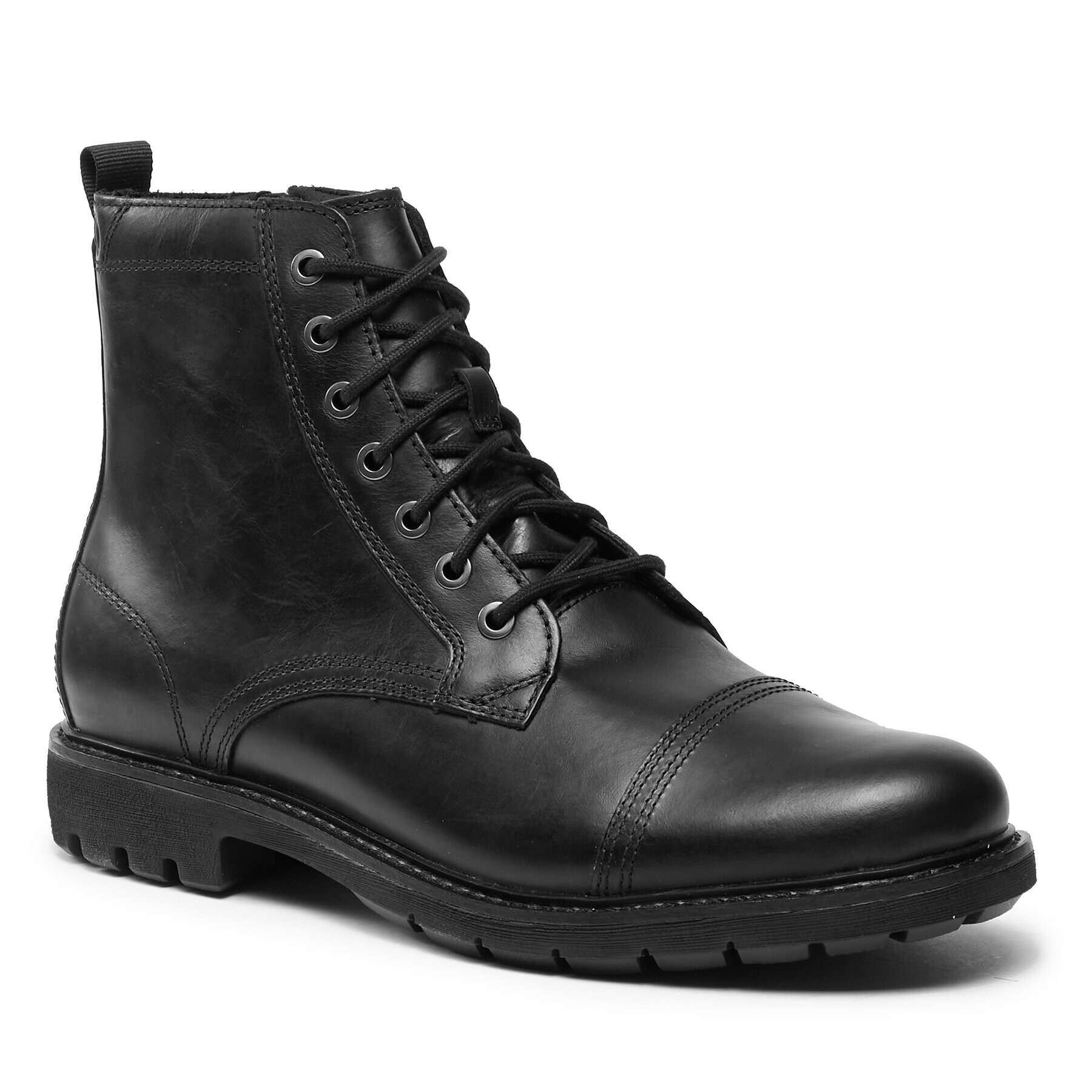 Clarks Зимни обувки Batcombe Cap 261746767 Черен - Pepit.bg