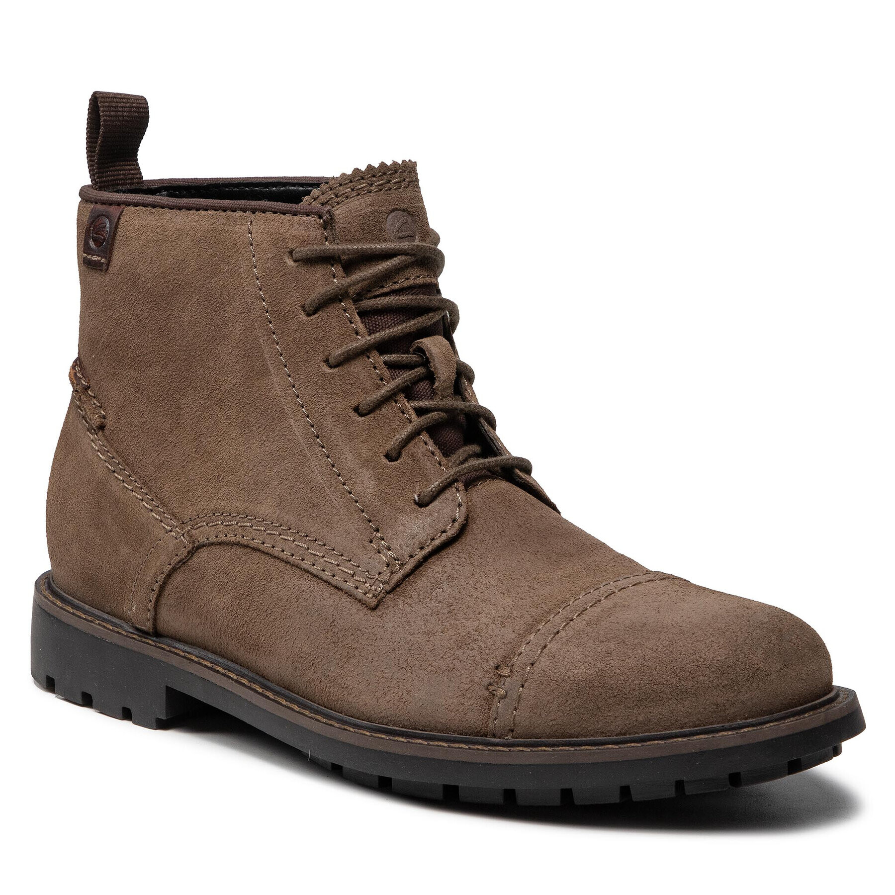 Clarks Зимни обувки Bowzer Cap 261627837 Кафяв - Pepit.bg