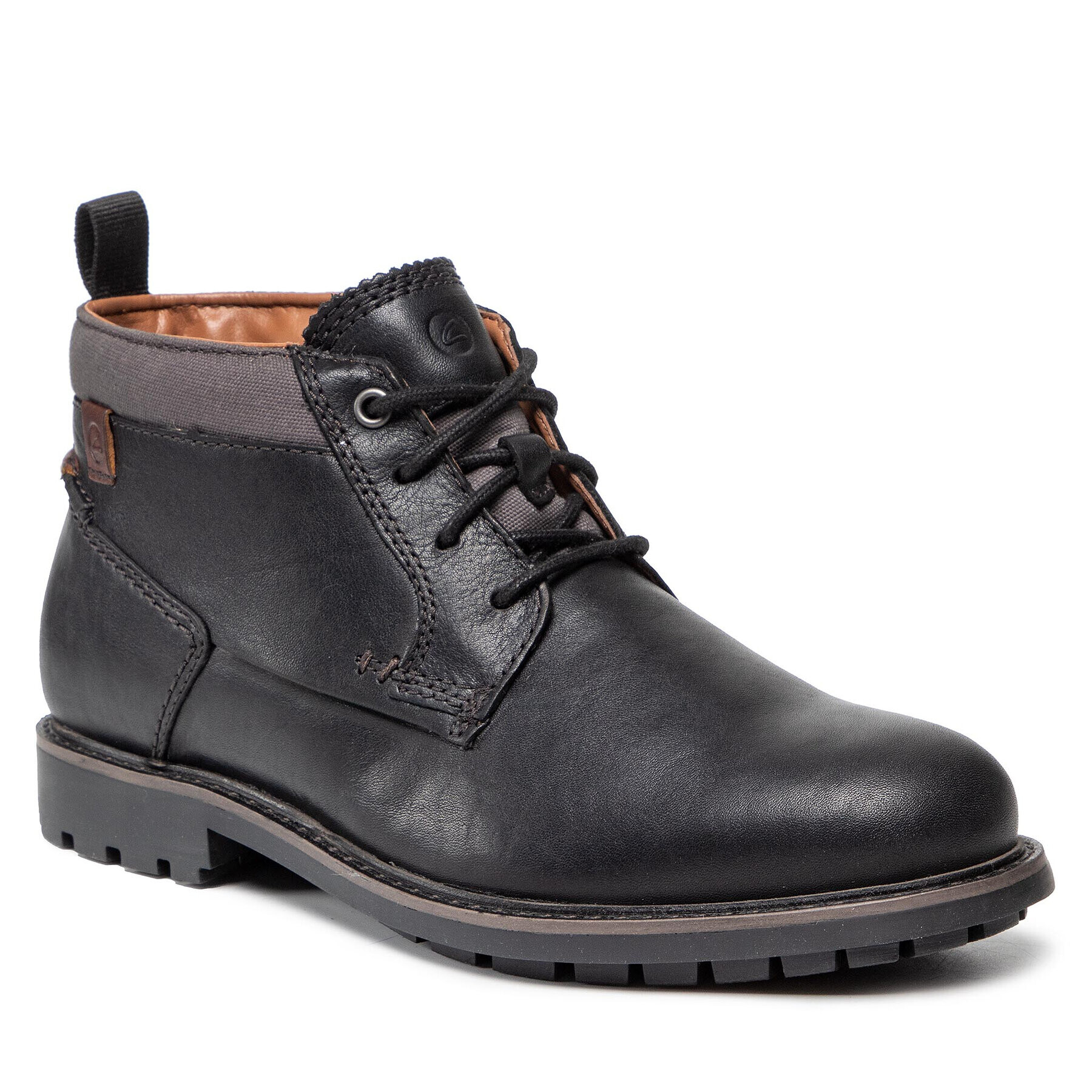 Clarks Зимни обувки Bowzer Peak 261638767 Черен - Pepit.bg