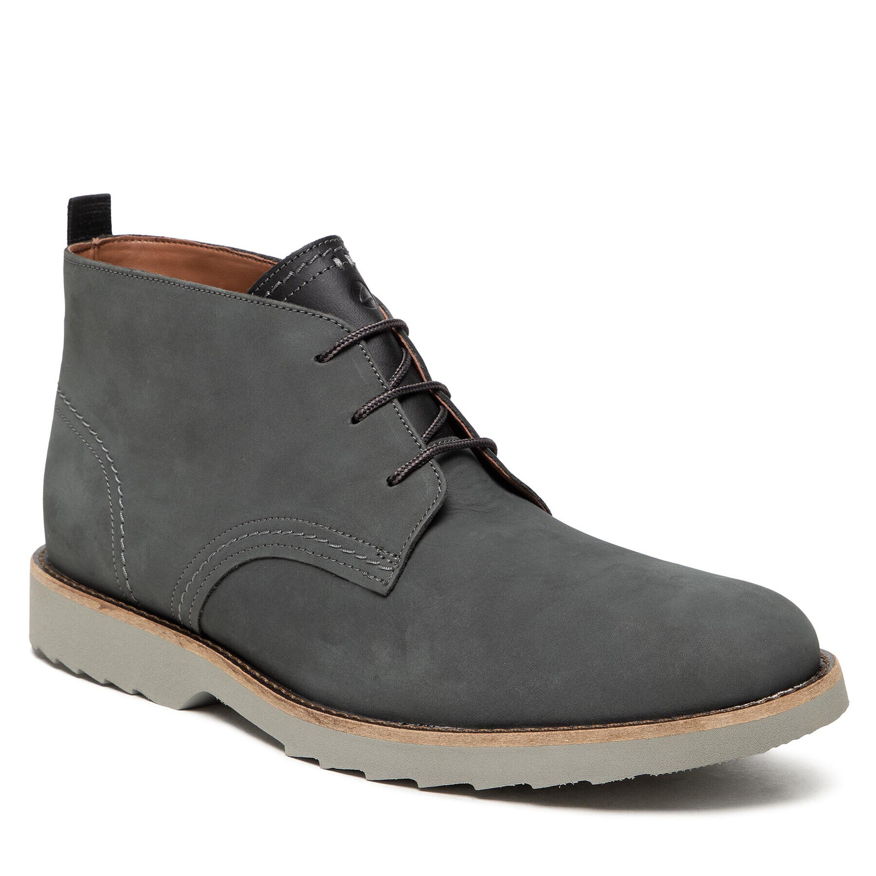 Clarks Зимни обувки Fallhill Mid 261627707 Сив - Pepit.bg