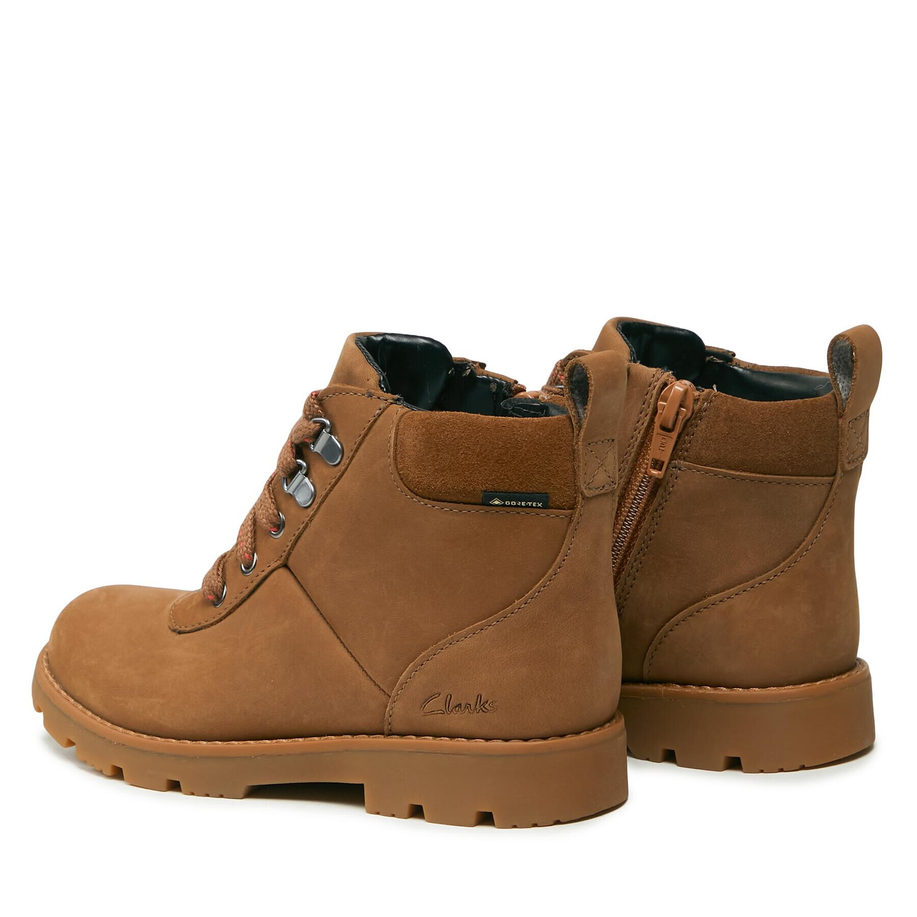 Clarks Зимни обувки Heath Go Gtx Gore-Tex 261626797 Кафяв - Pepit.bg