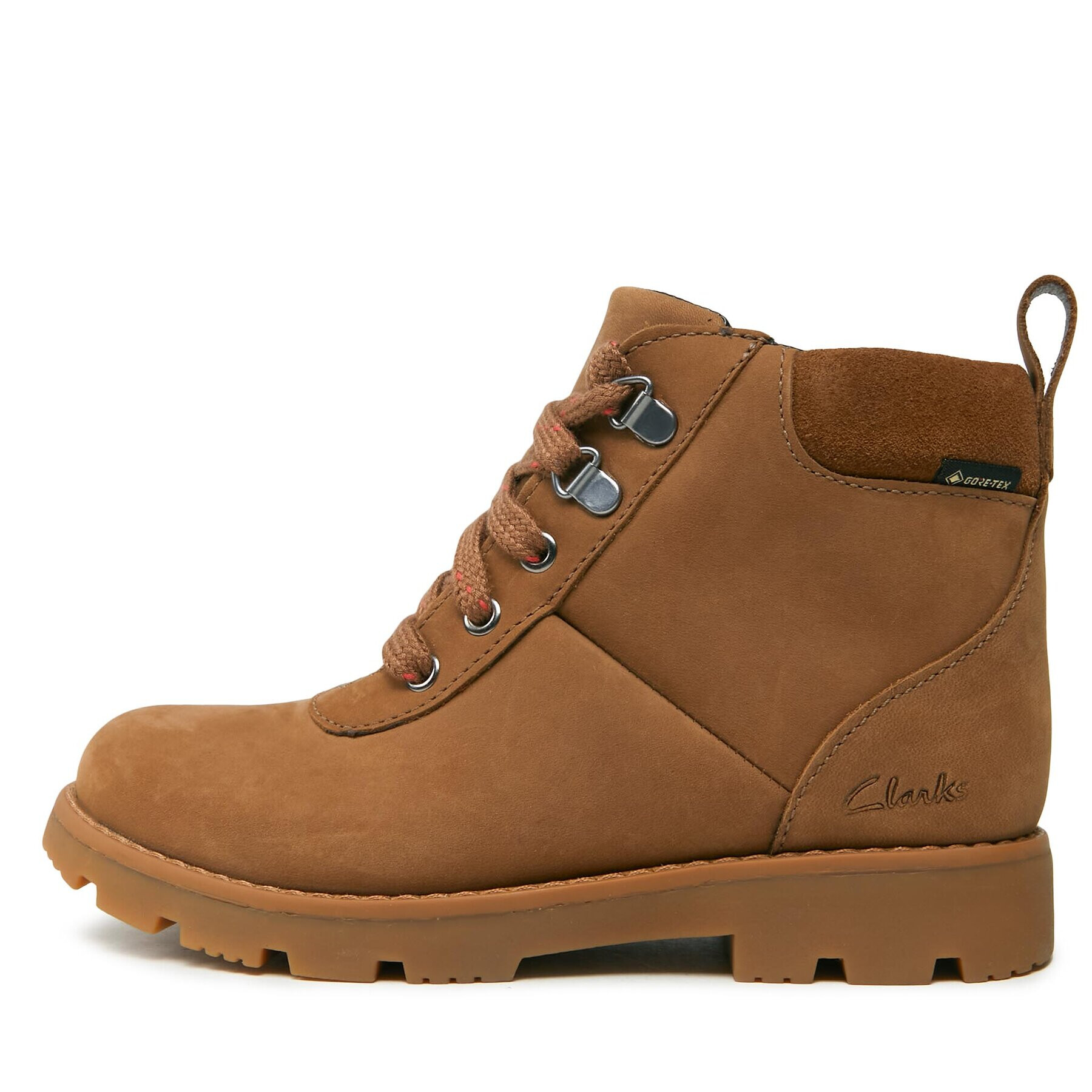 Clarks Зимни обувки Heath Go Gtx Gore-Tex 261626797 Кафяв - Pepit.bg