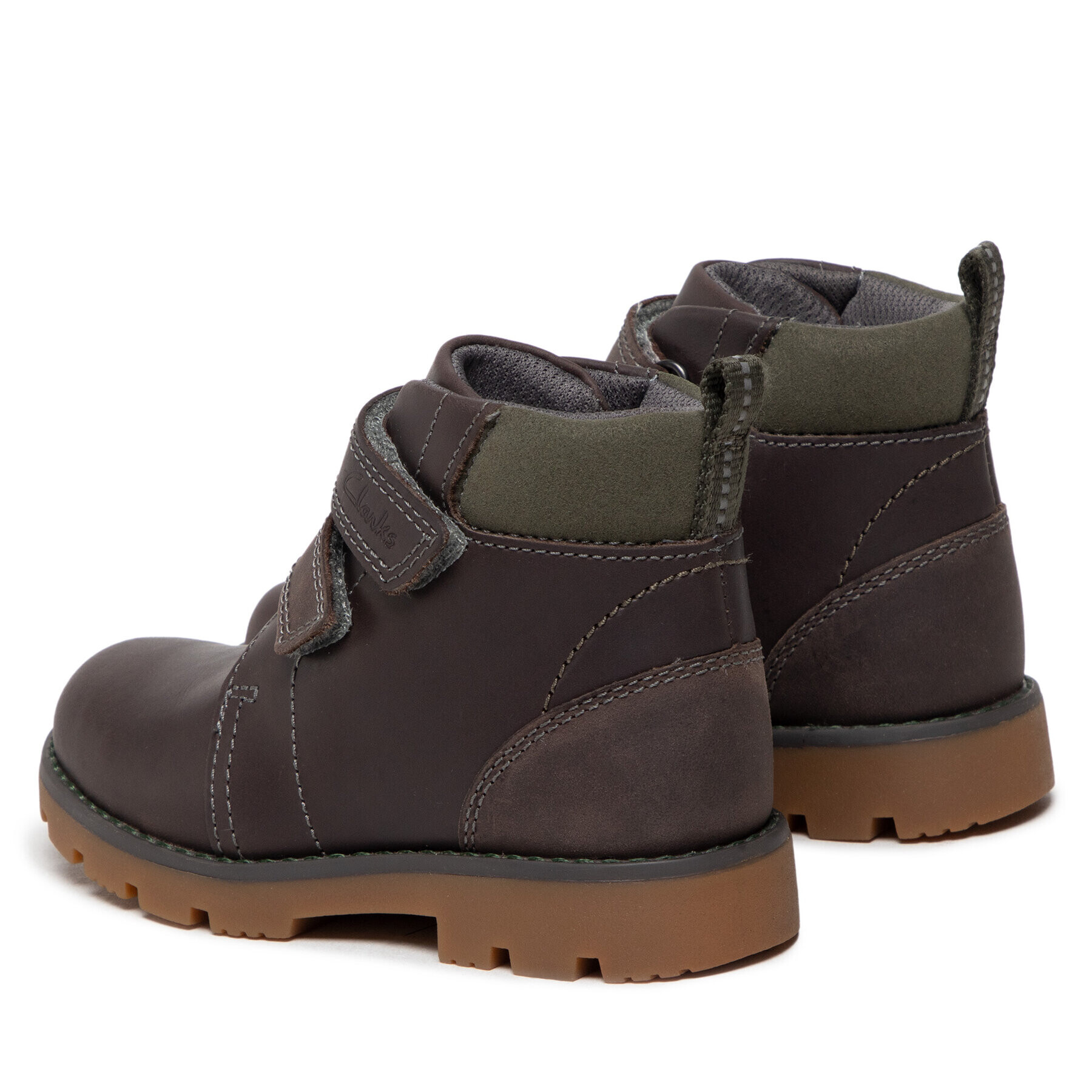 Clarks Зимни обувки Heath Strap K 261692697 Кафяв - Pepit.bg