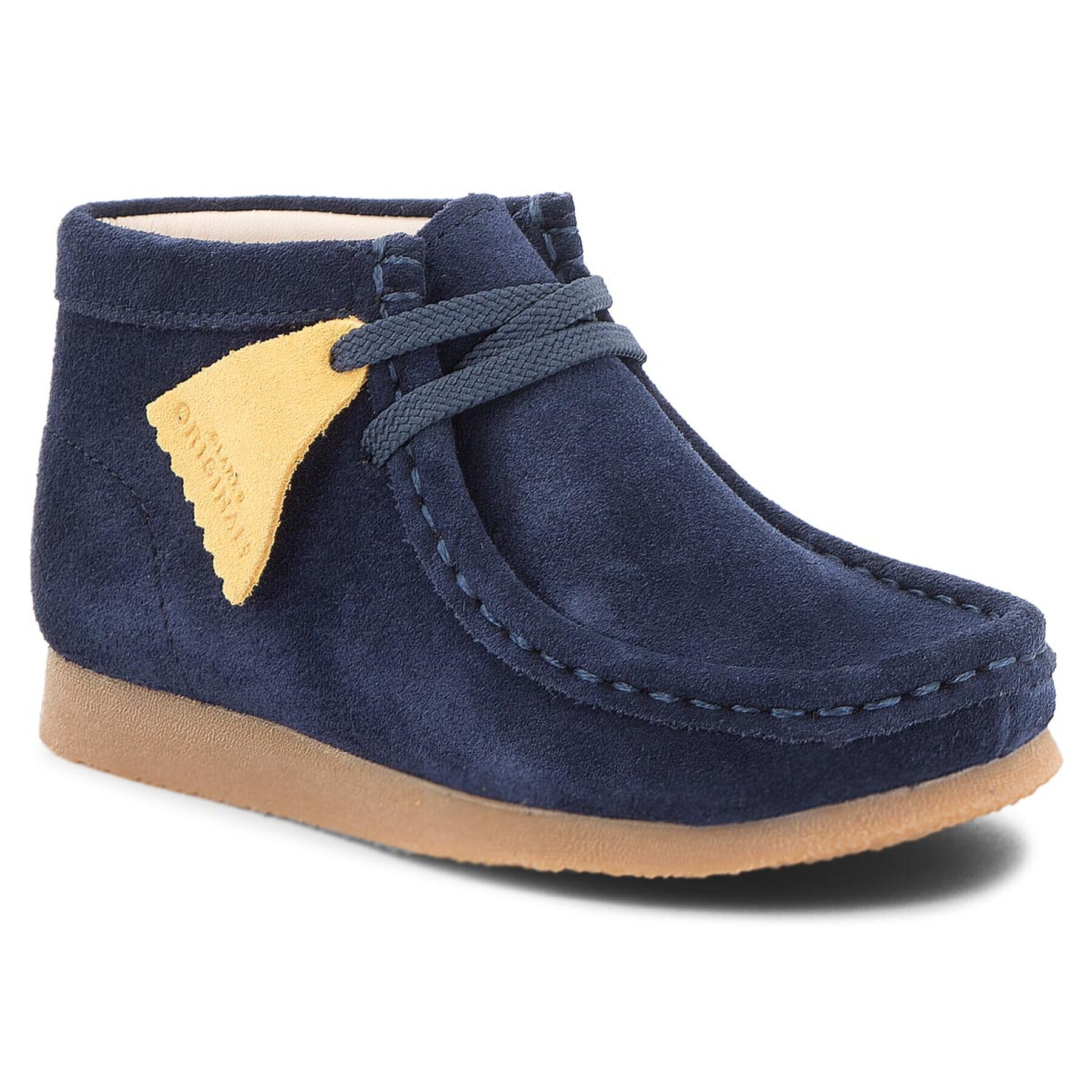 Clarks Зимни обувки Wallabee Bt 261338947 Тъмносин - Pepit.bg