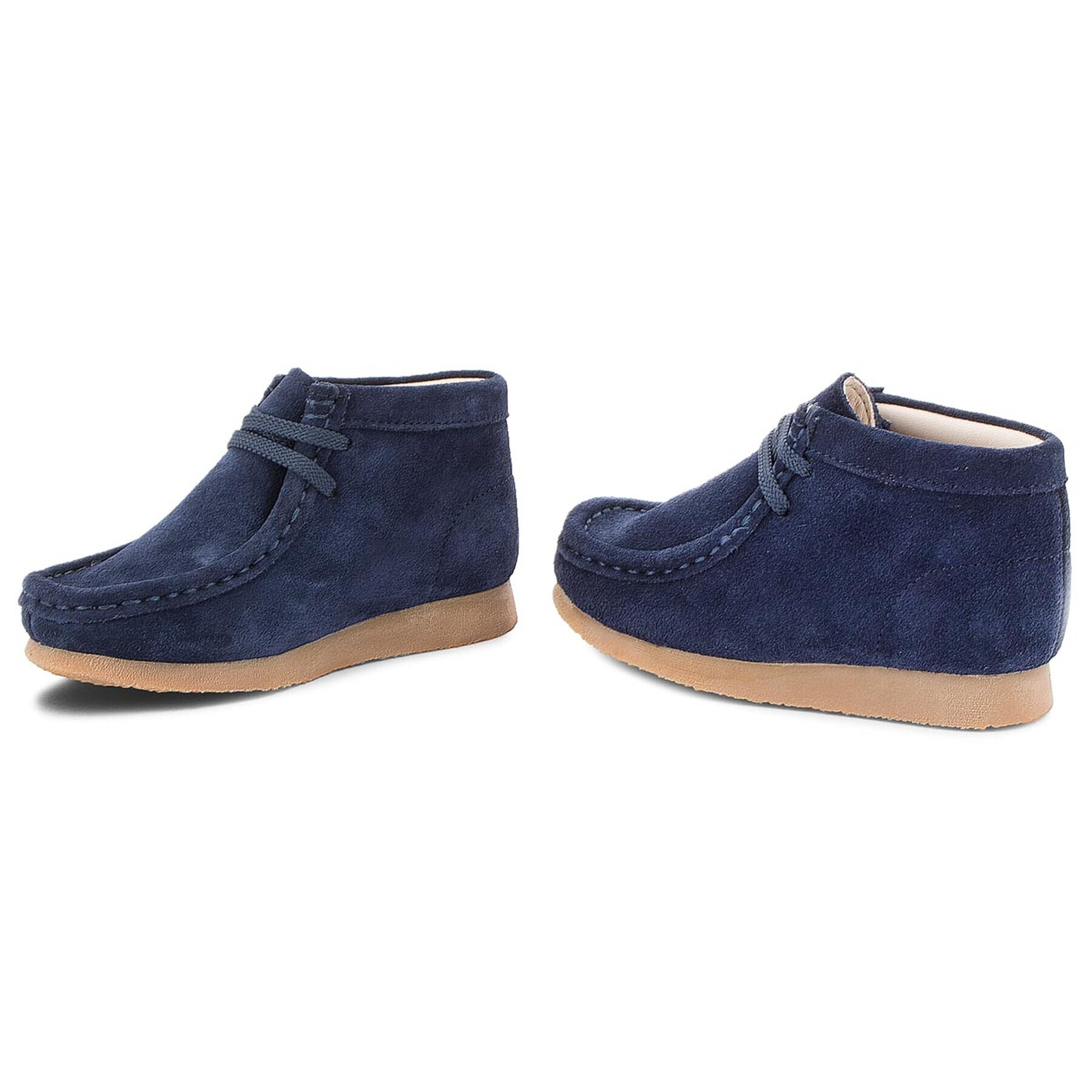 Clarks Зимни обувки Wallabee Bt 261338947 Тъмносин - Pepit.bg