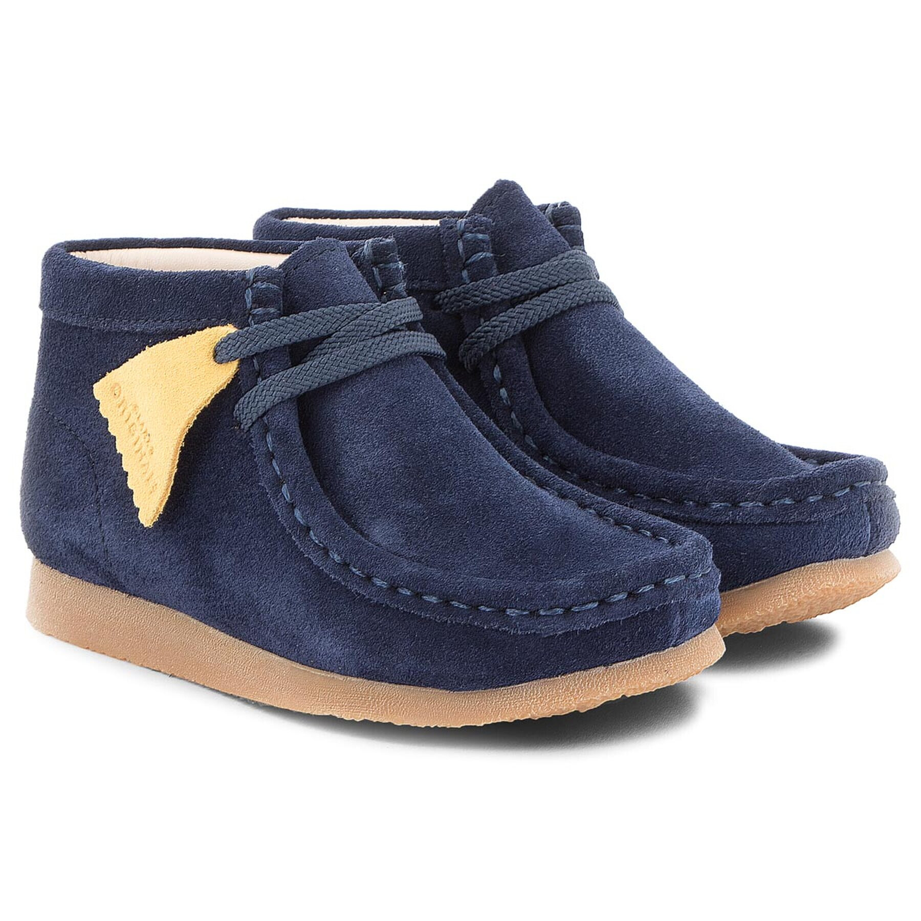 Clarks Зимни обувки Wallabee Bt 261338947 Тъмносин - Pepit.bg