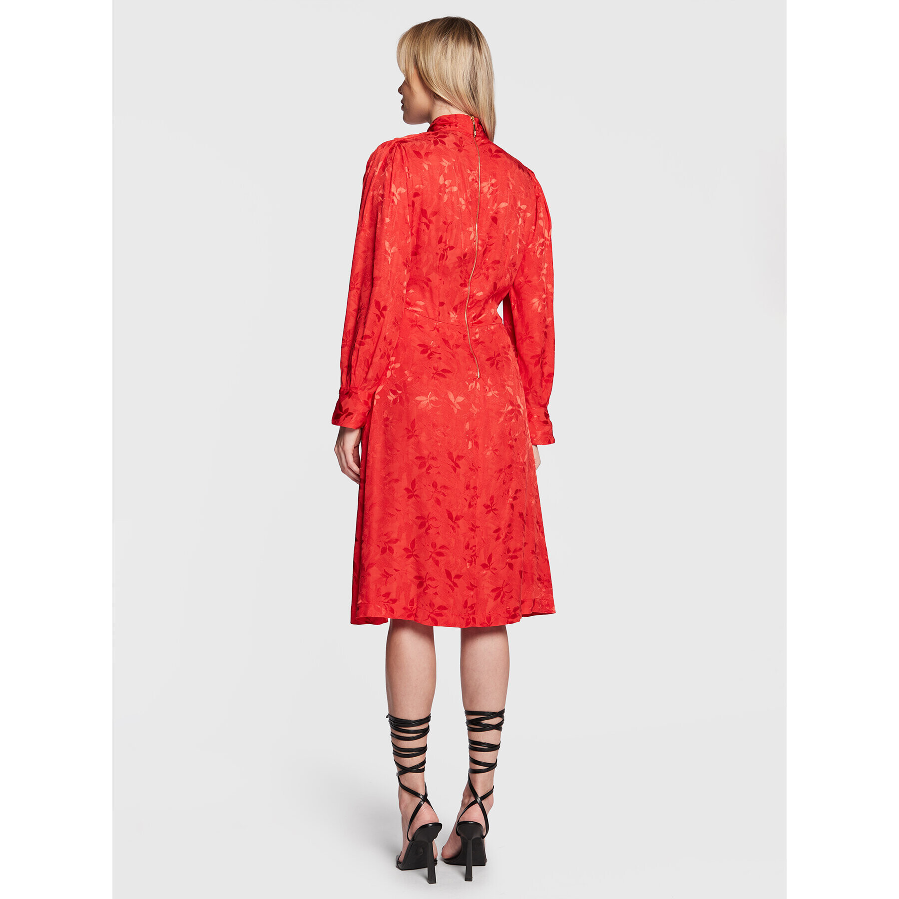 Closet London Ежедневна рокля D8228 Червен Regular Fit - Pepit.bg