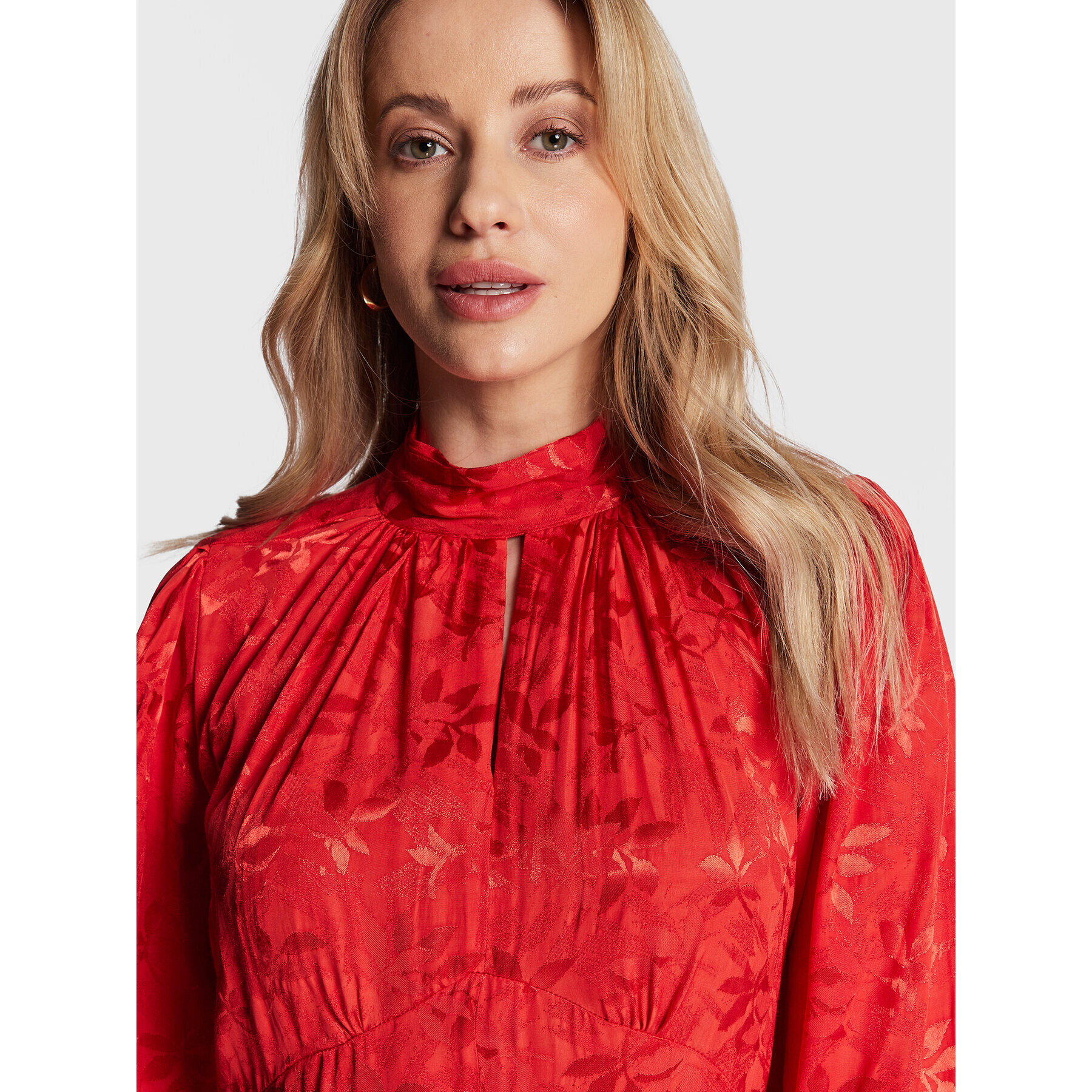Closet London Ежедневна рокля D8228 Червен Regular Fit - Pepit.bg