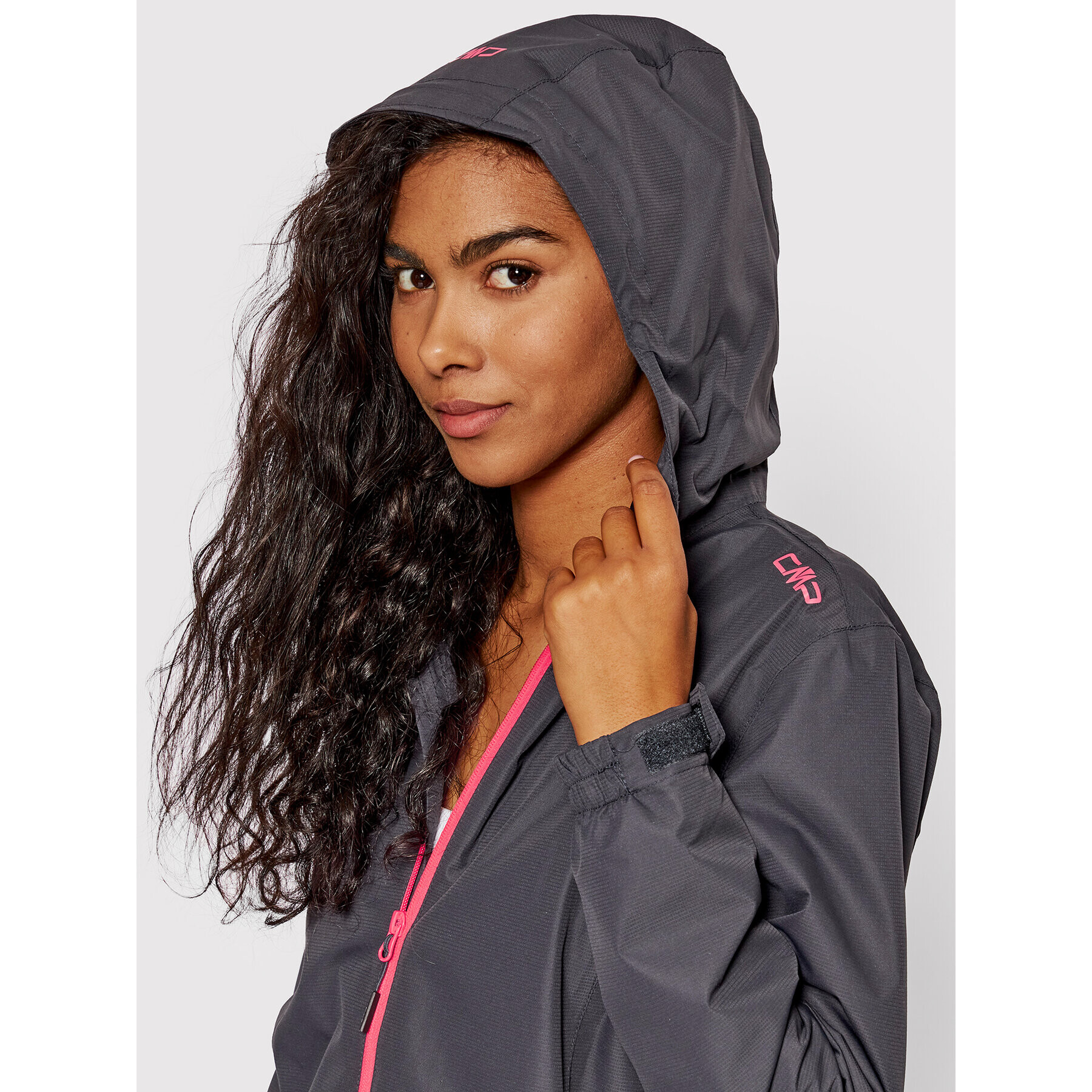 CMP Яке за дъжд 39X6636 Сив Regular Fit - Pepit.bg