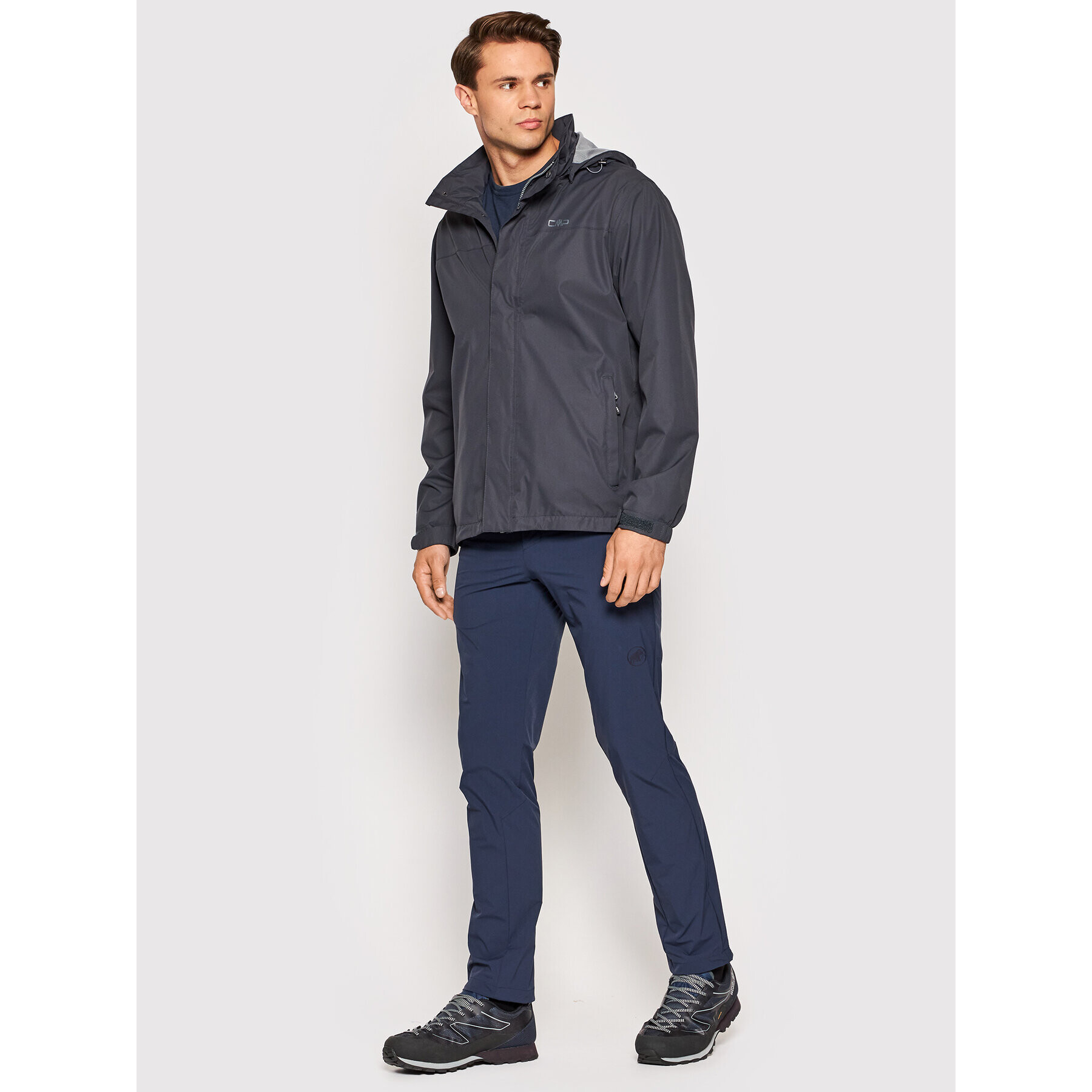 CMP Яке за дъжд 39X7367 Сив Regular Fit - Pepit.bg