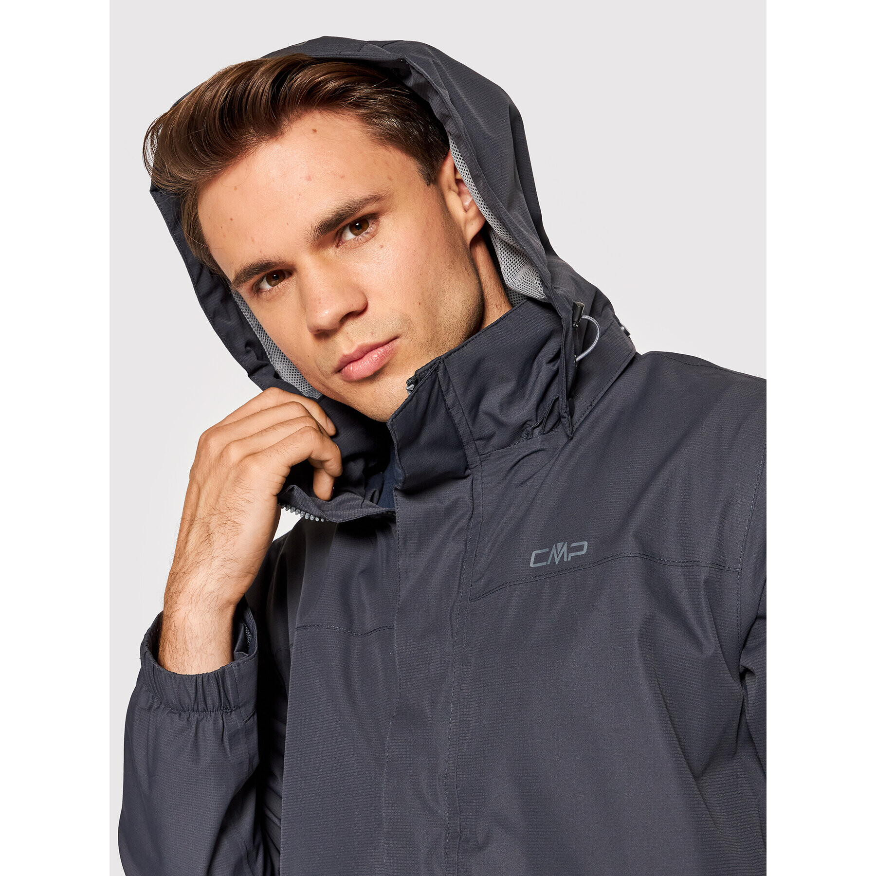 CMP Яке за дъжд 39X7367 Сив Regular Fit - Pepit.bg