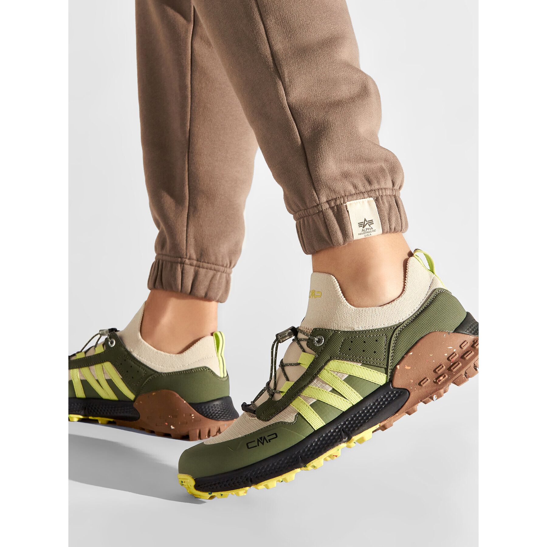 CMP Обувки Hosnian Low Shoe 3Q22567 Зелен - Pepit.bg