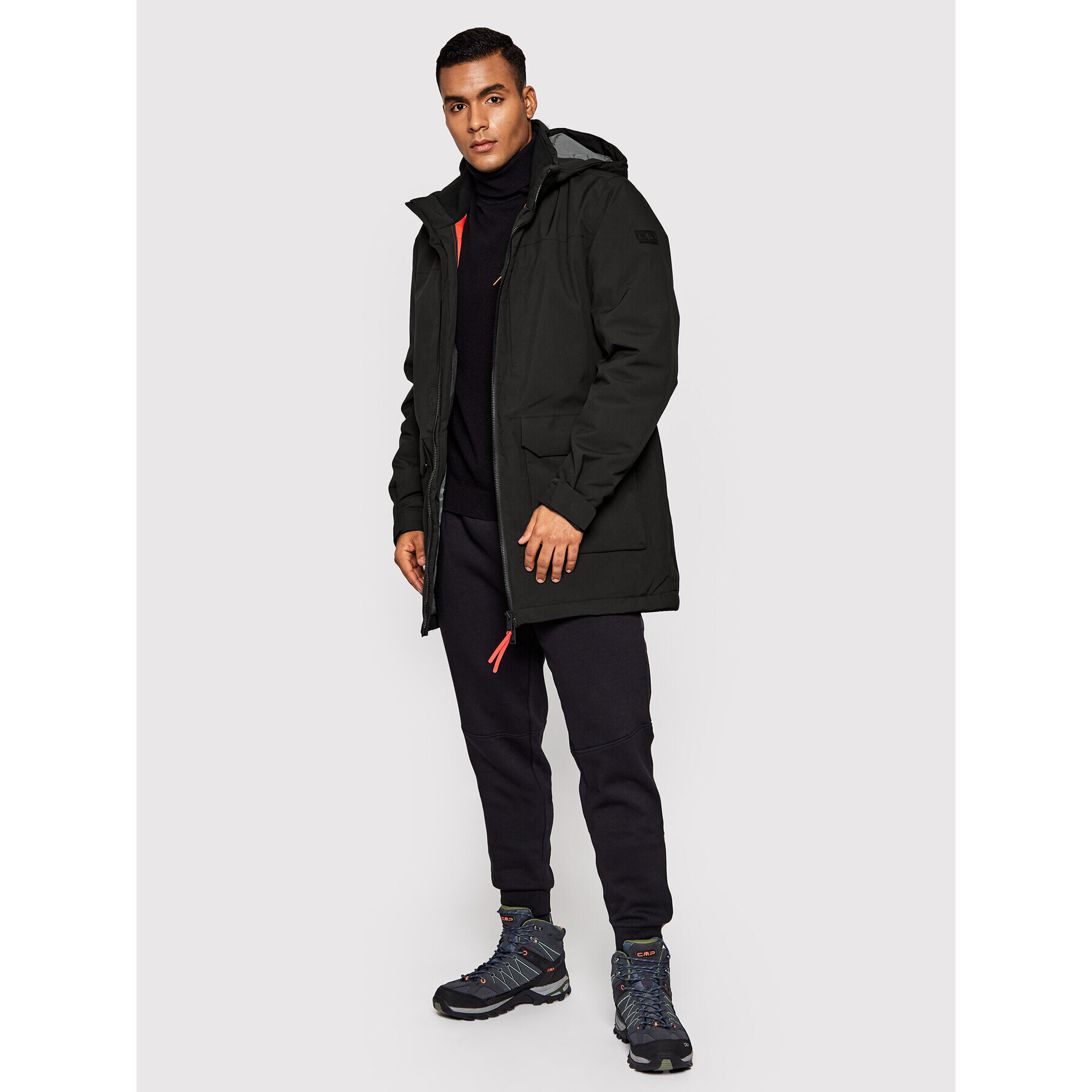 CMP Парка 30K2997 Черен Regular Fit - Pepit.bg