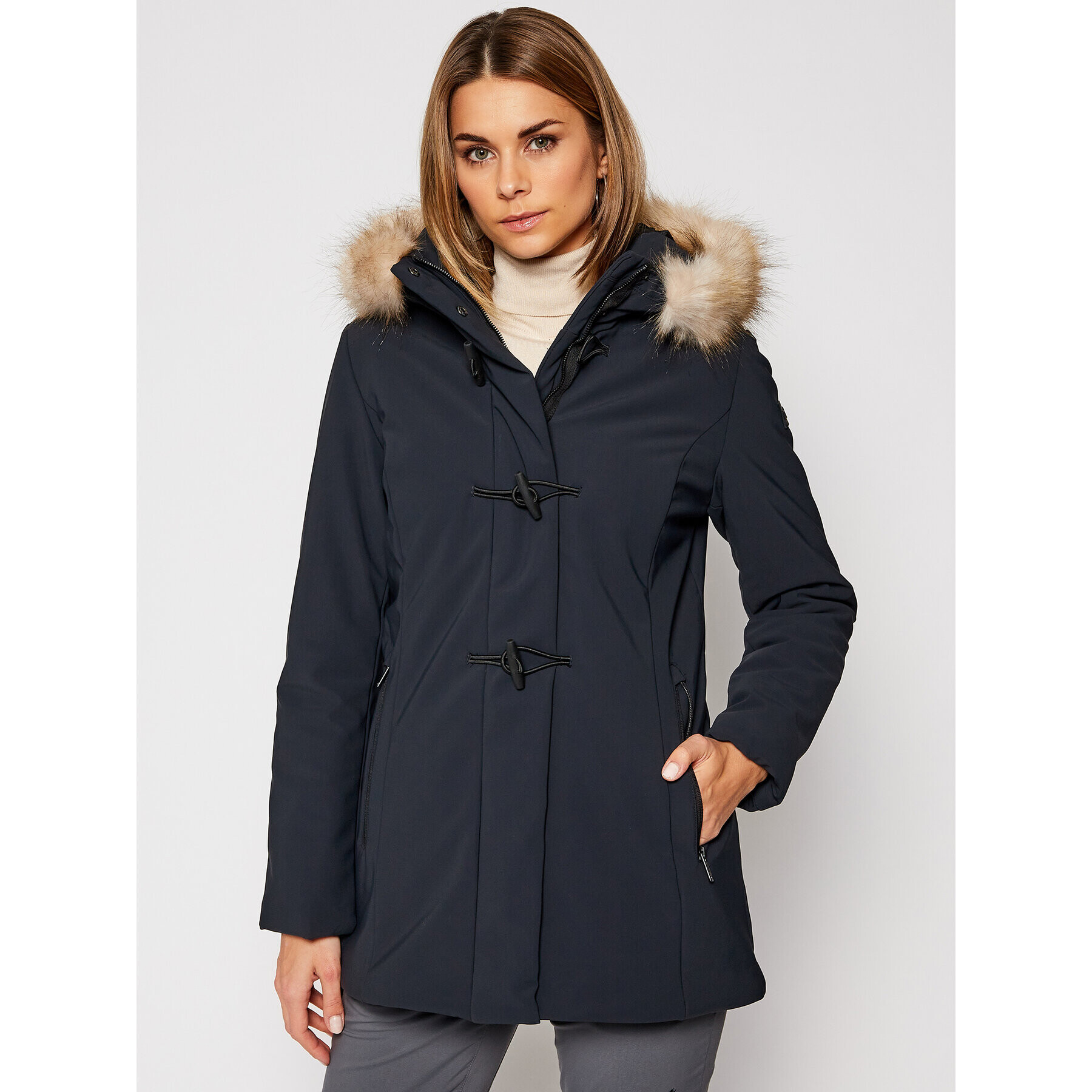 CMP Парка 30K3736 Черен Regular Fit - Pepit.bg