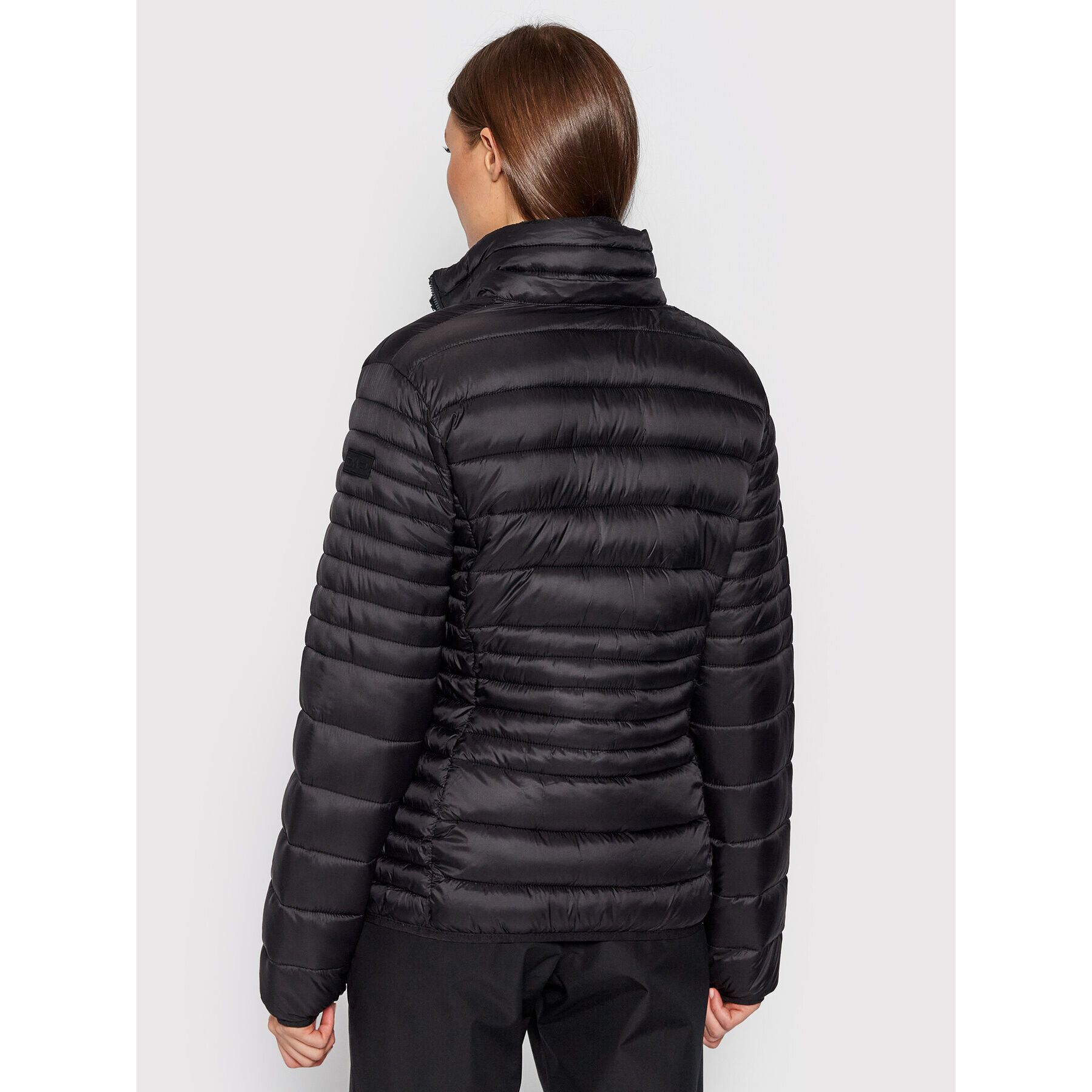 CMP Пухено яке 30K3666A Черен Regular Fit - Pepit.bg
