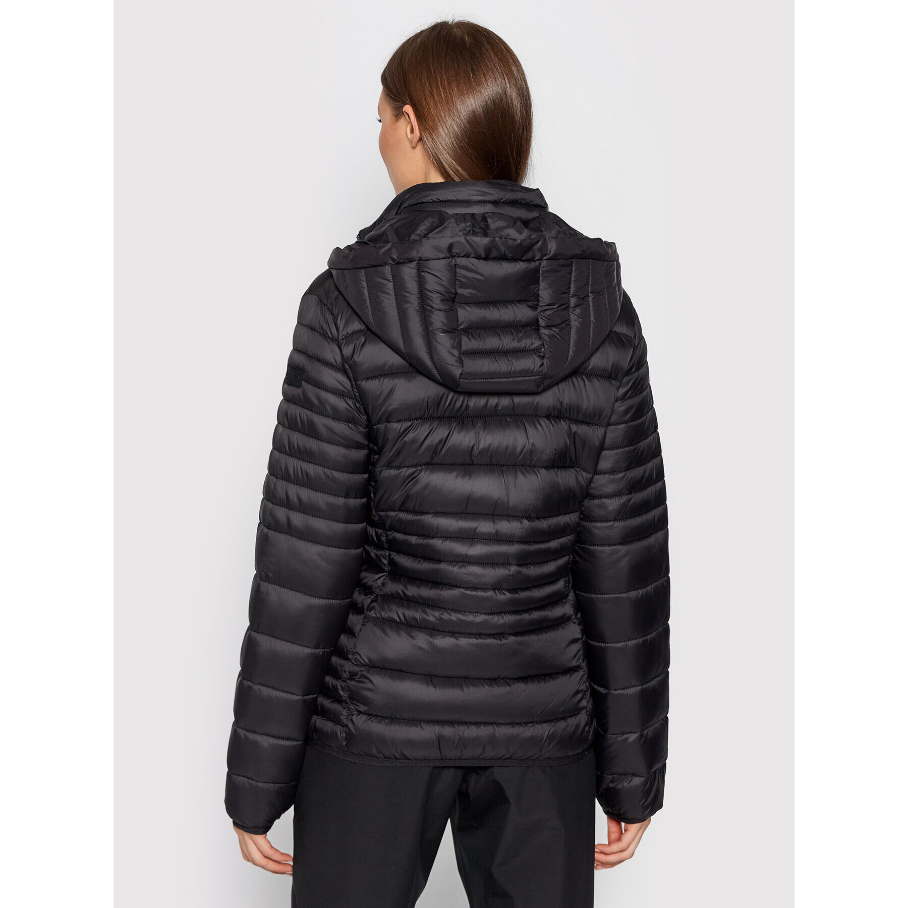 CMP Пухено яке 30K3666A Черен Regular Fit - Pepit.bg