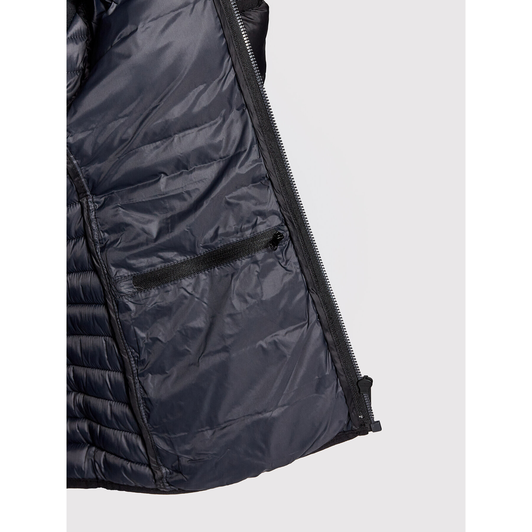 CMP Пухено яке 30K3666A Черен Regular Fit - Pepit.bg