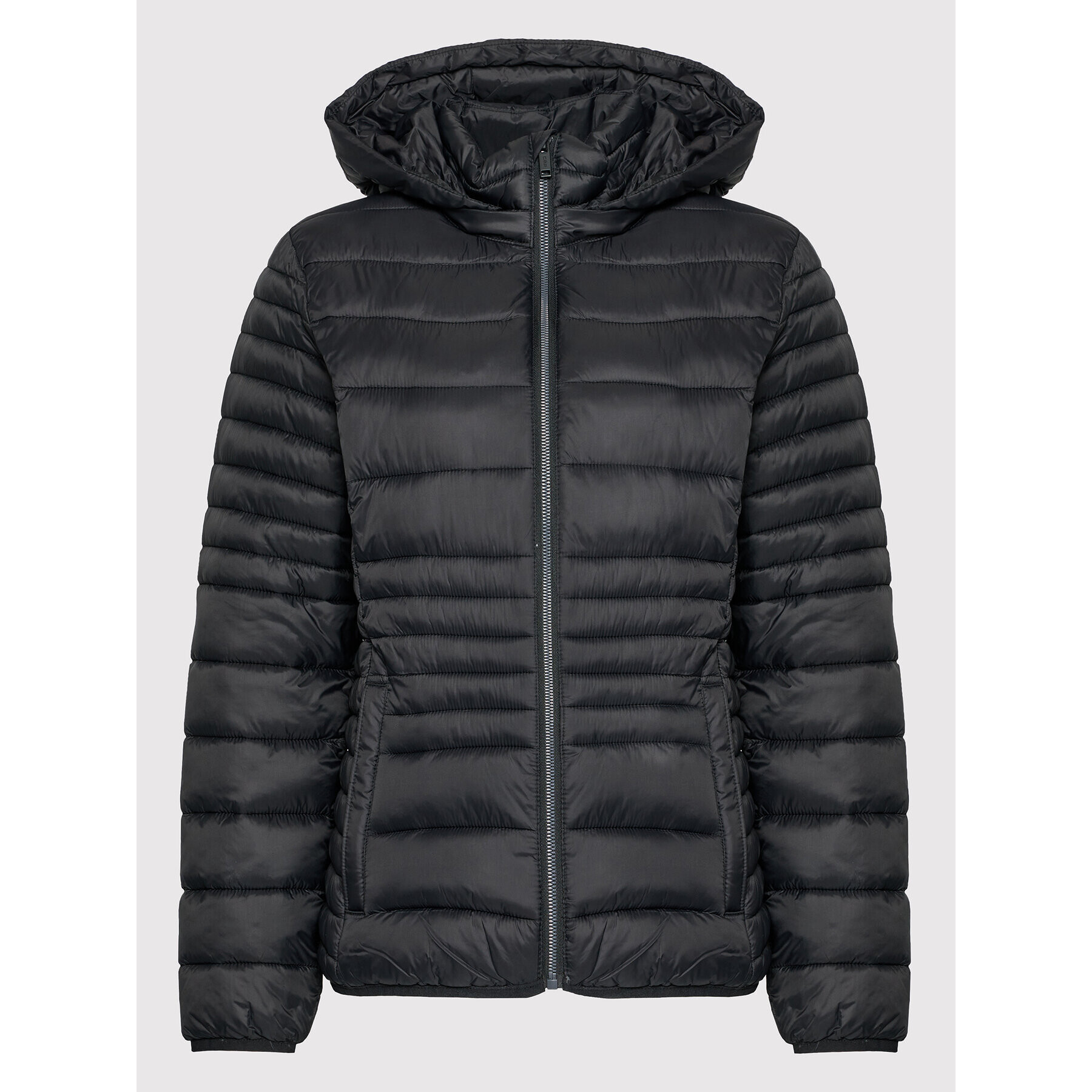 CMP Пухено яке 30K3666A Черен Regular Fit - Pepit.bg