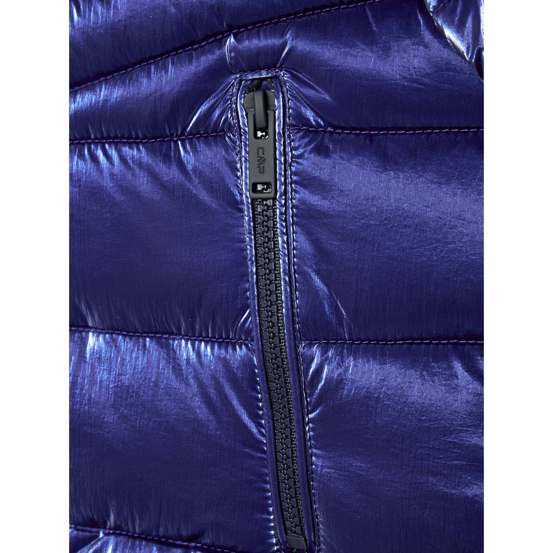 CMP Пухено яке 31K2005 Виолетов Regular Fit - Pepit.bg